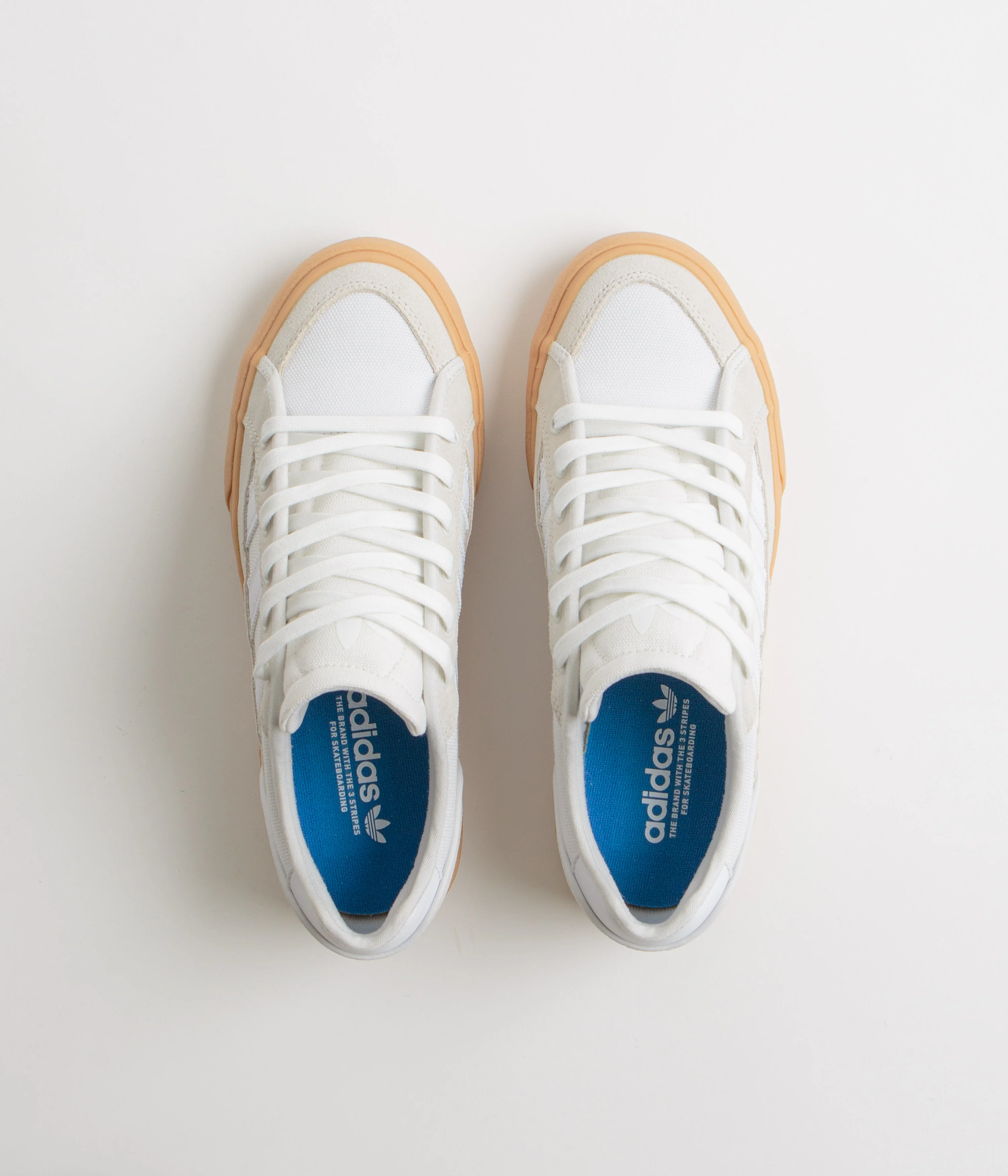 Adidas Court TNS Premiere Shoes - Crystal White / FTWR White / Gum 3 - Image 7