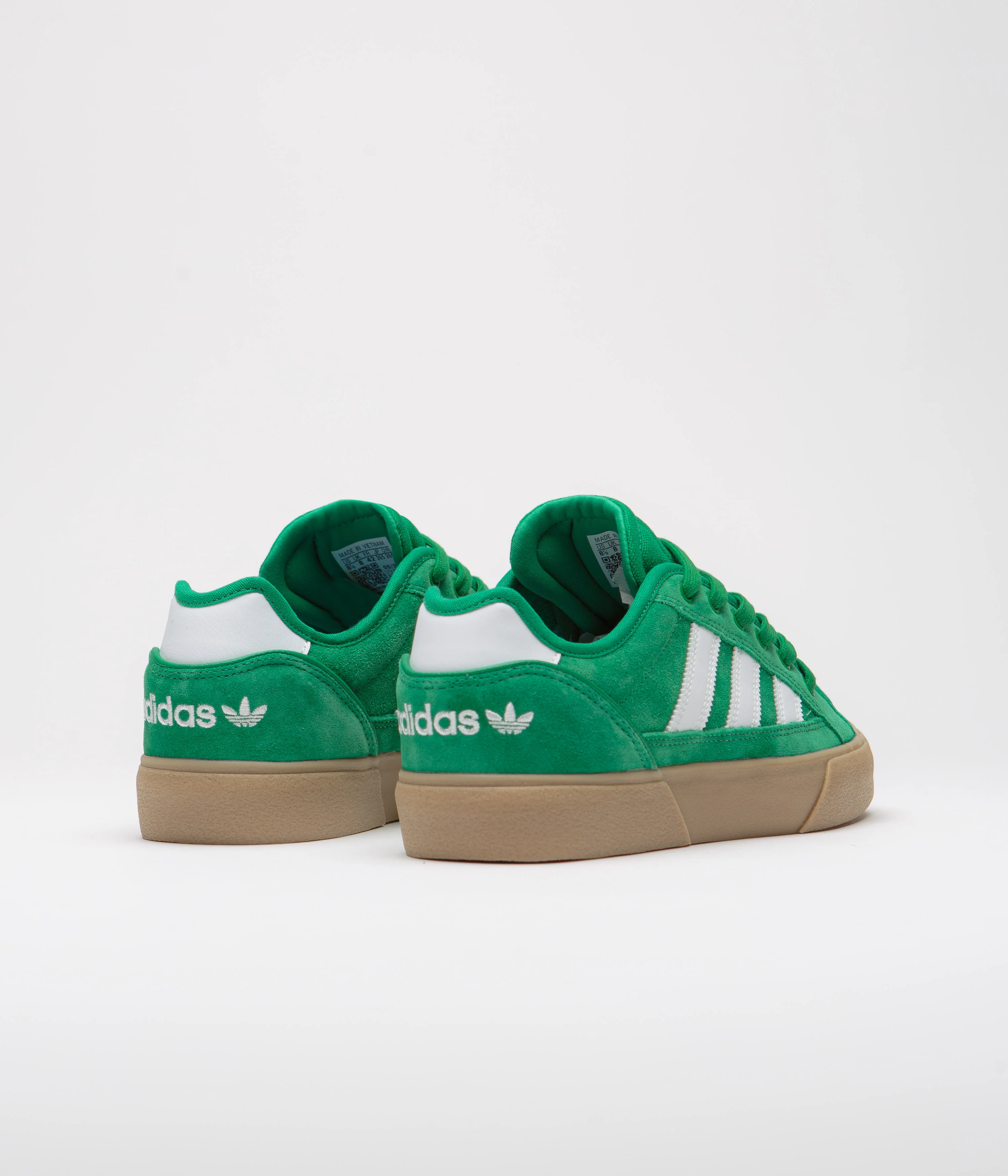 Adidas Court TNS Premiere Shoes - Custom Green / FTWR White / Gum4 - Image 4