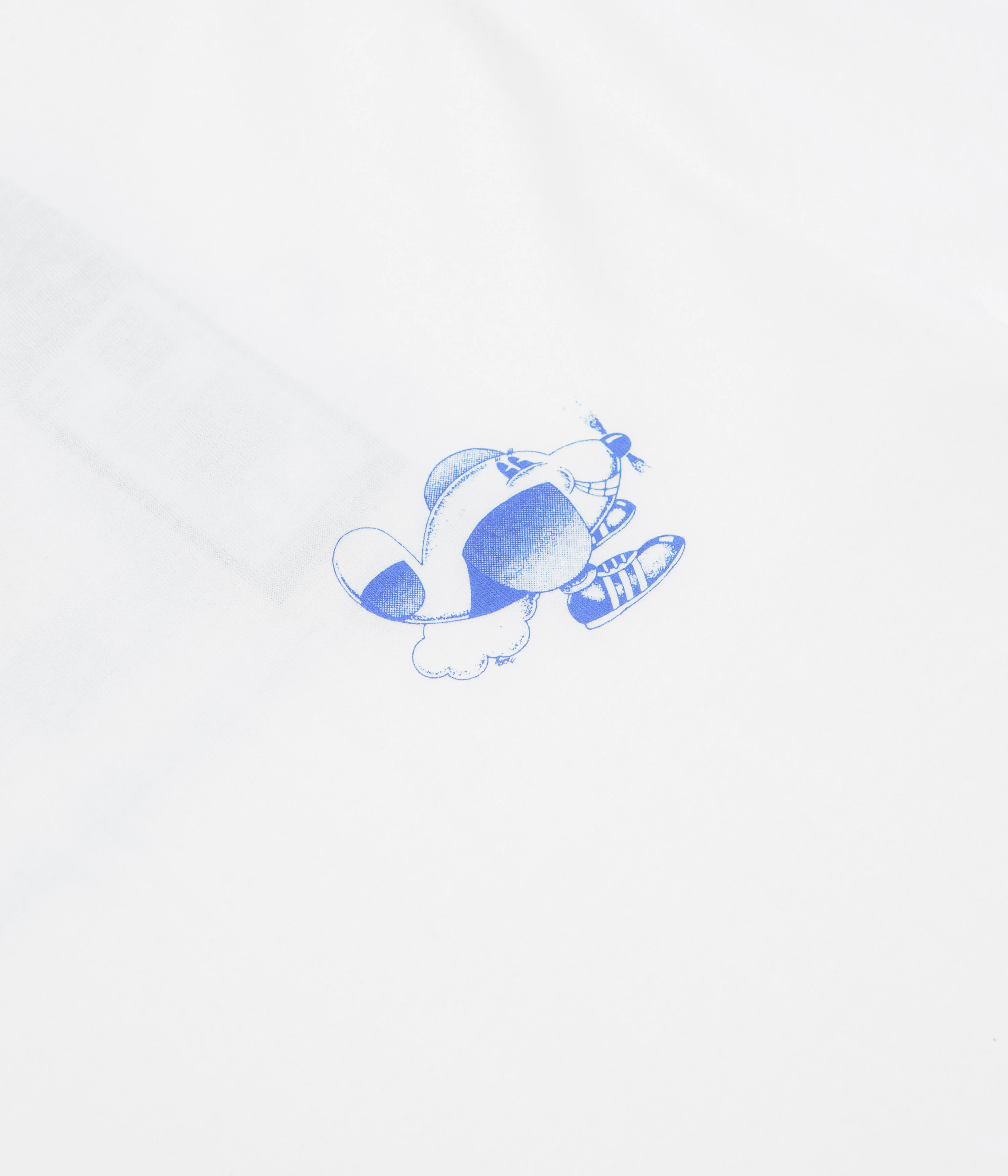 Adidas Dog Plane T-Shirt - White / Lucid Blue - Image 5