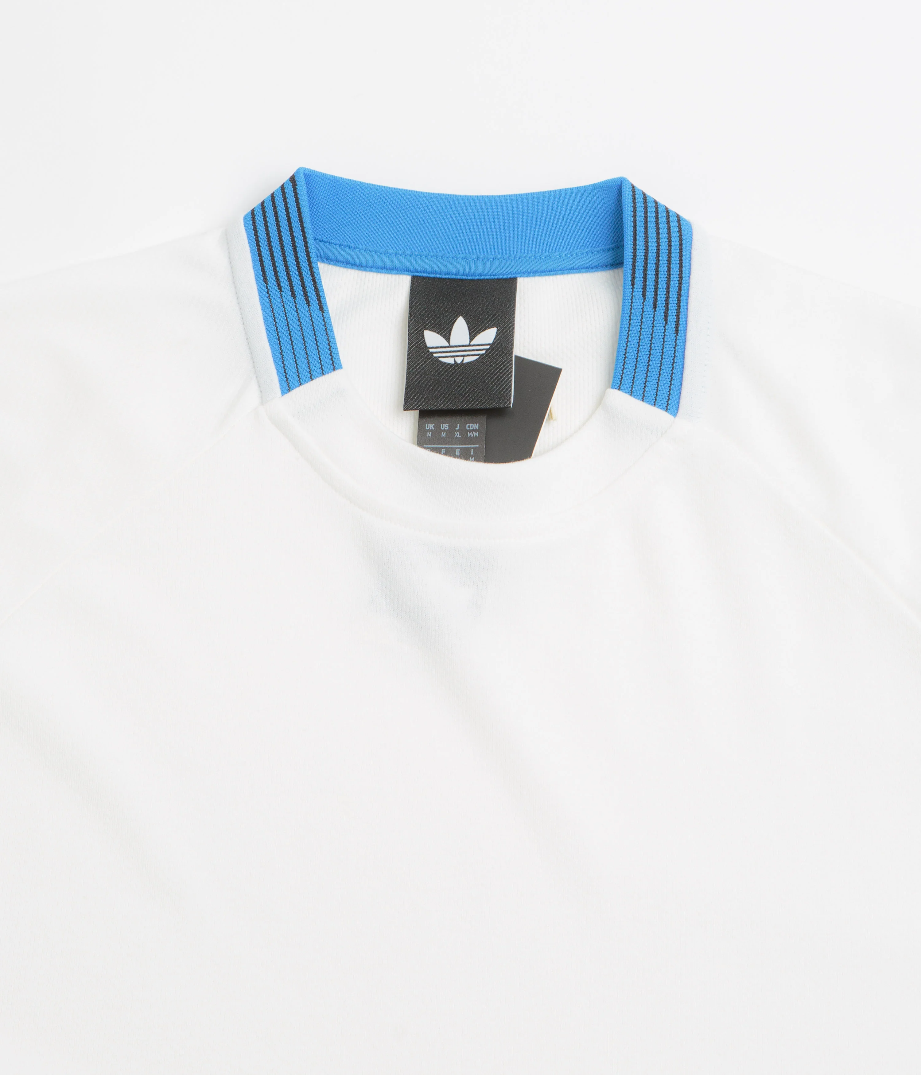 Adidas Formula Long Sleeve T-Shirt - White / Core White / Lucid Ray Blue - Image 2