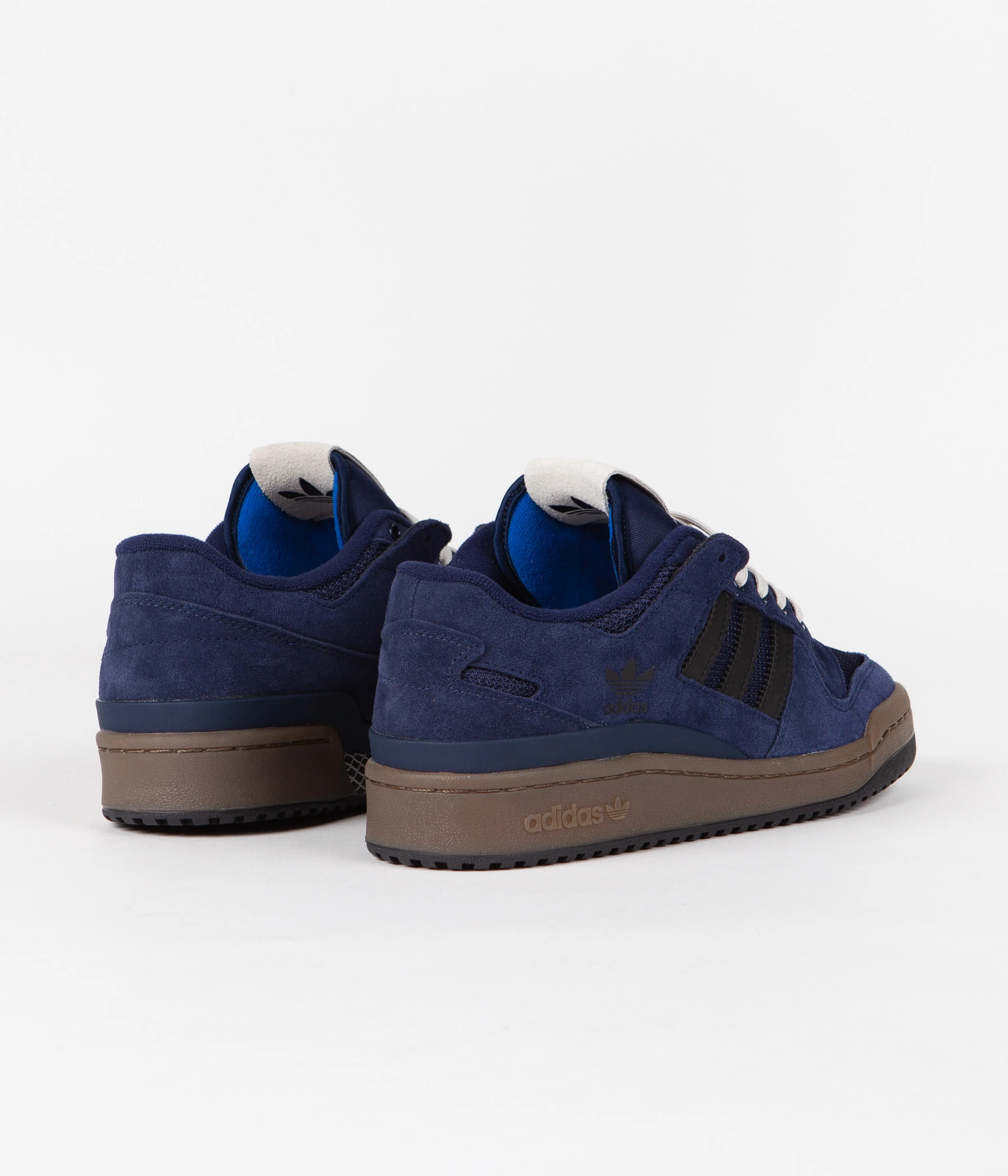 Adidas Forum 84 Low ADV Shoes - Collegiate Navy / Core Black / Bluebird - Image 4