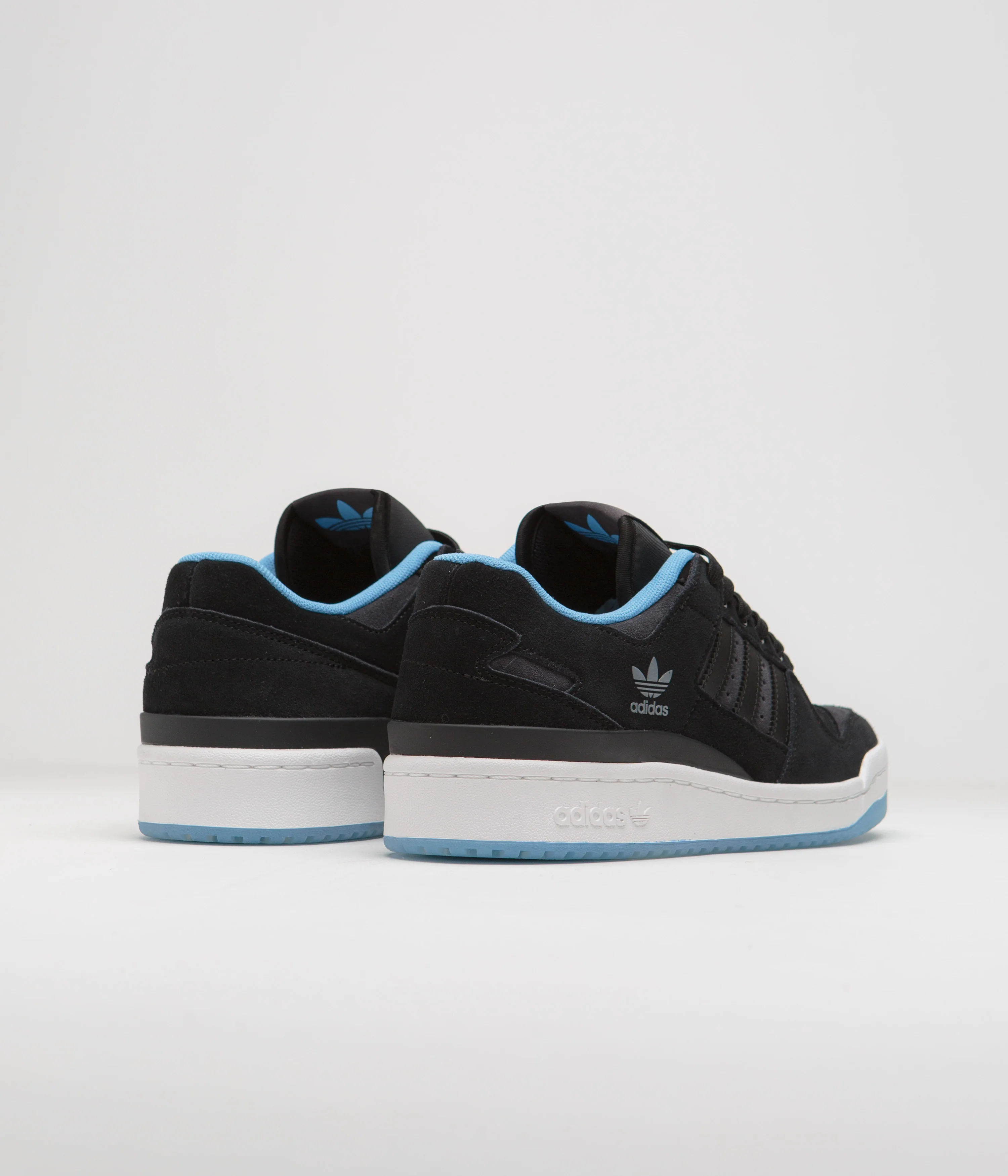 Adidas Forum 84 Low ADV Shoes - Core Black / Blue Burst / Carbon - Image 4