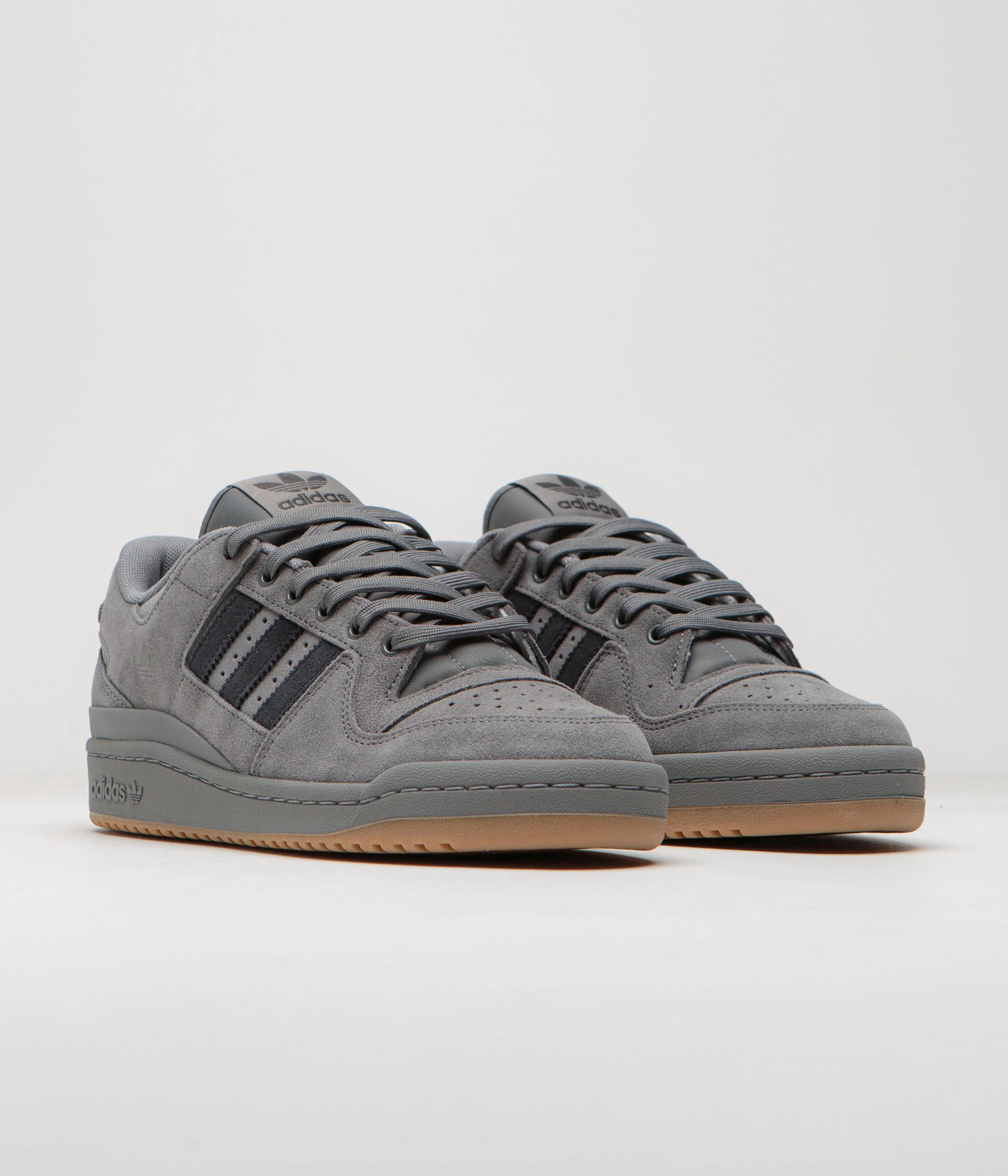 Adidas Forum 84 Low ADV Shoes - Grey Four / Carbon / Grey Three - Image 2