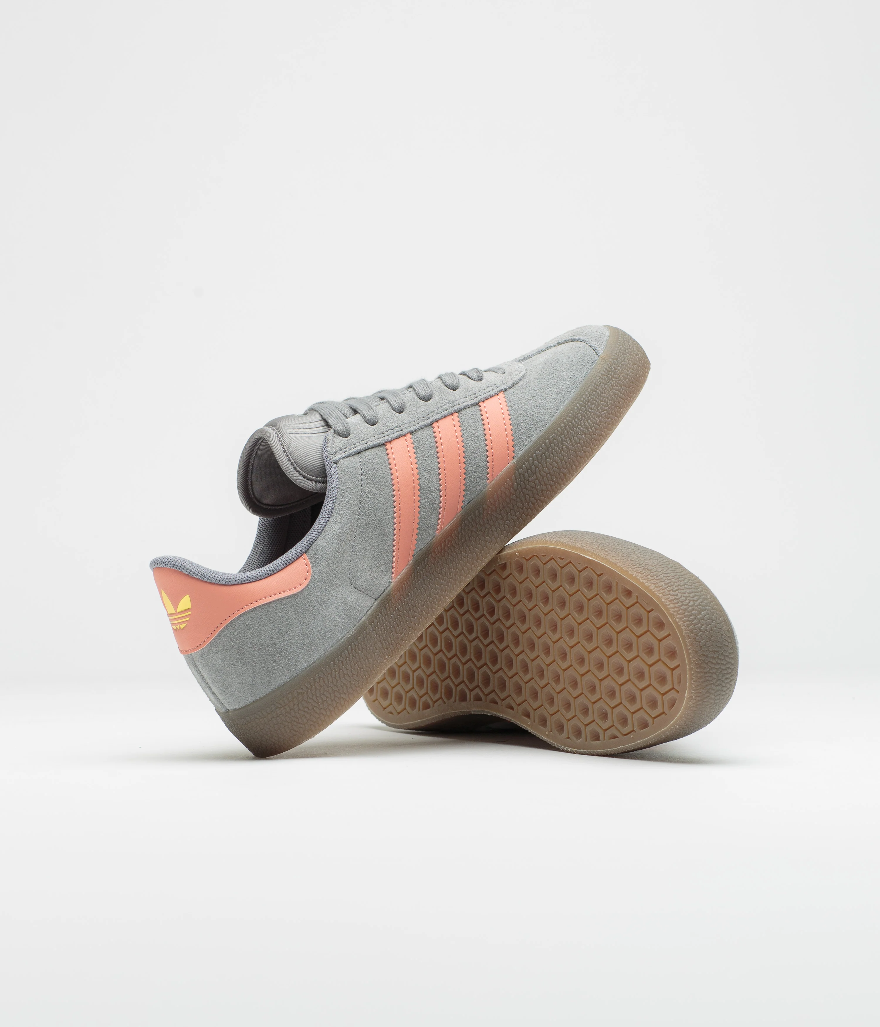 Adidas Gazelle ADV Shoes - Grey Three / Wonder Clay / Gum5 - Image 5