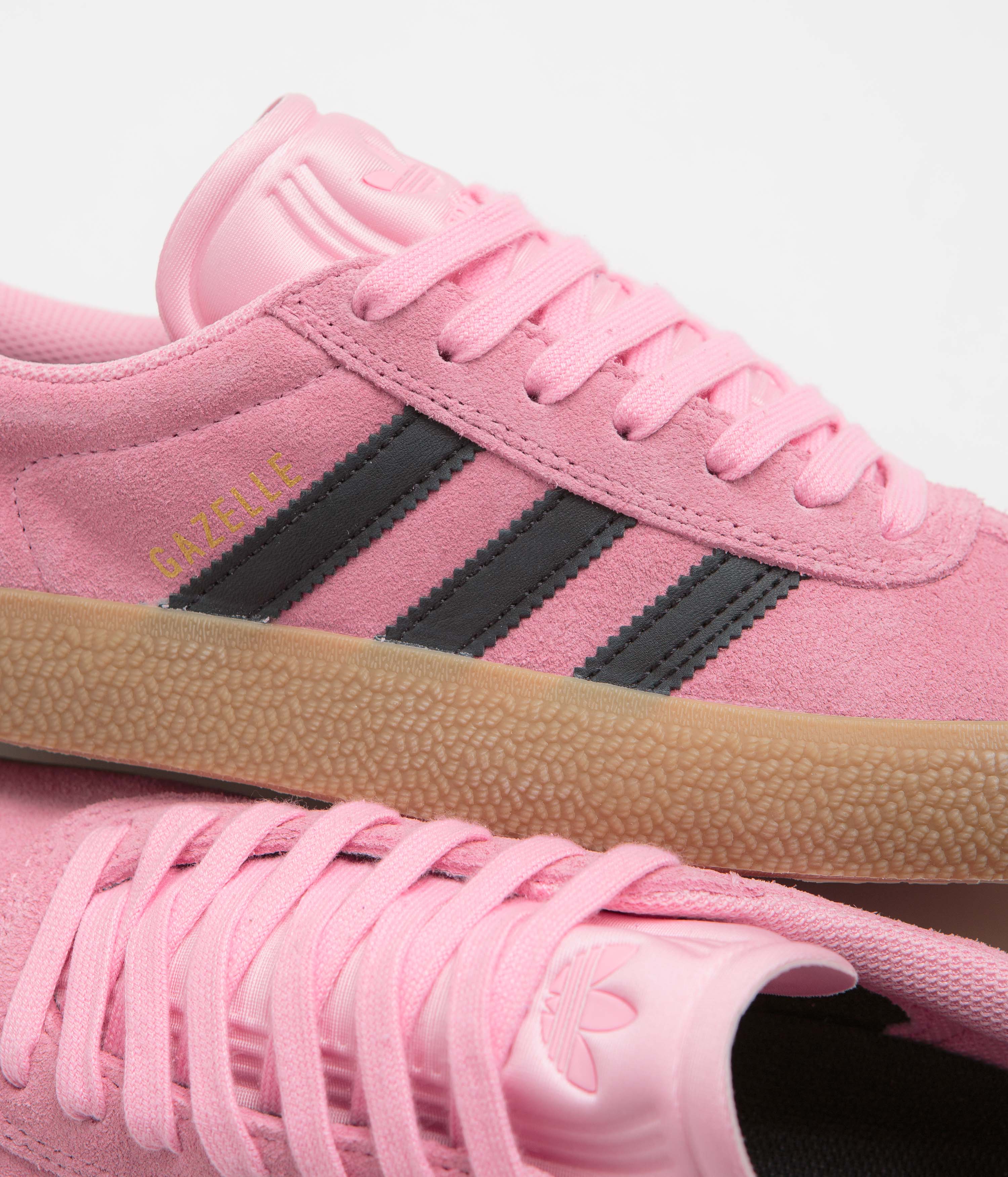 Adidas Gazelle ADV Shoes - Light Pink / Core Black / Gum4 - Image 3