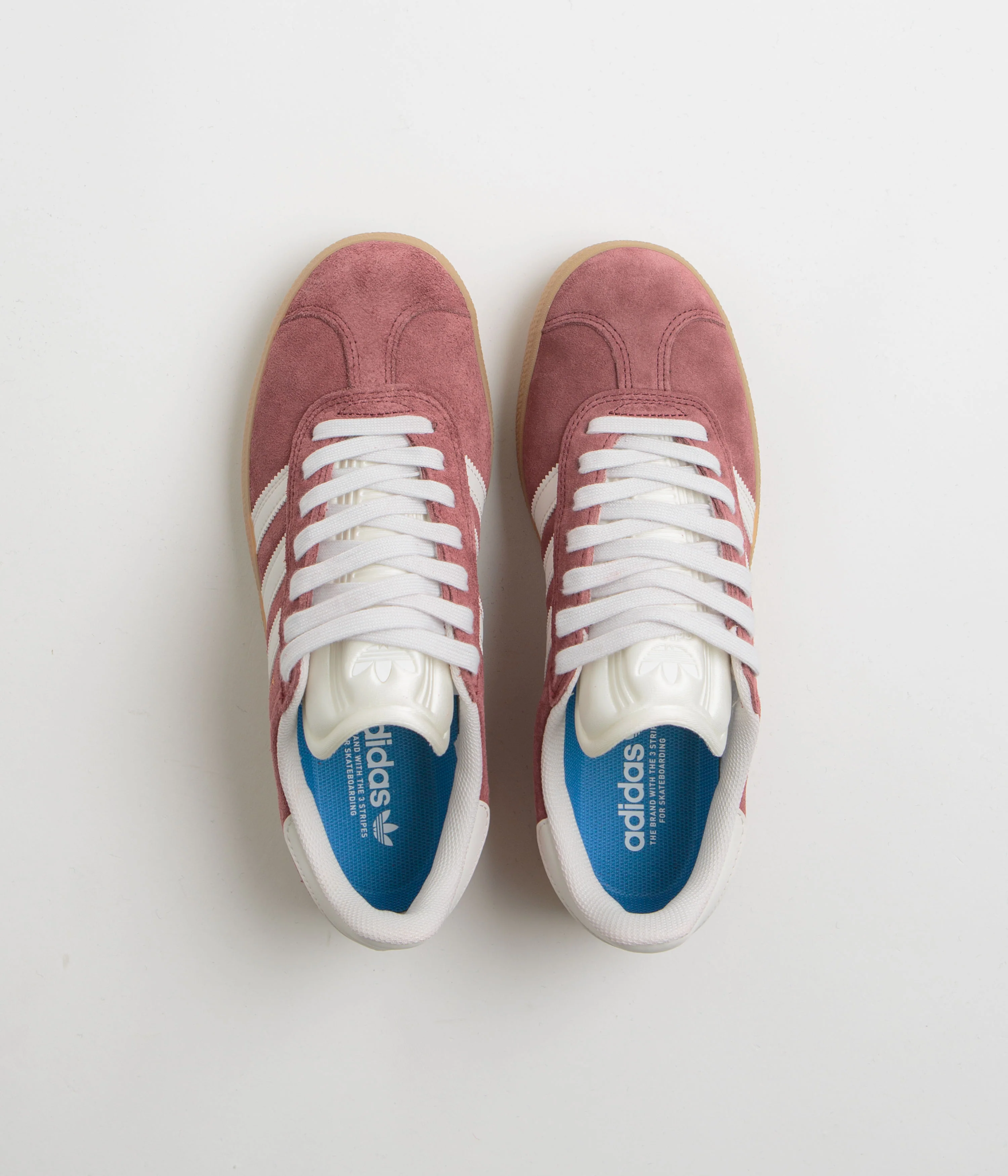 Adidas Gazelle ADV Shoes - Shadow Red / Crystal White / Gold Metallic - Image 7