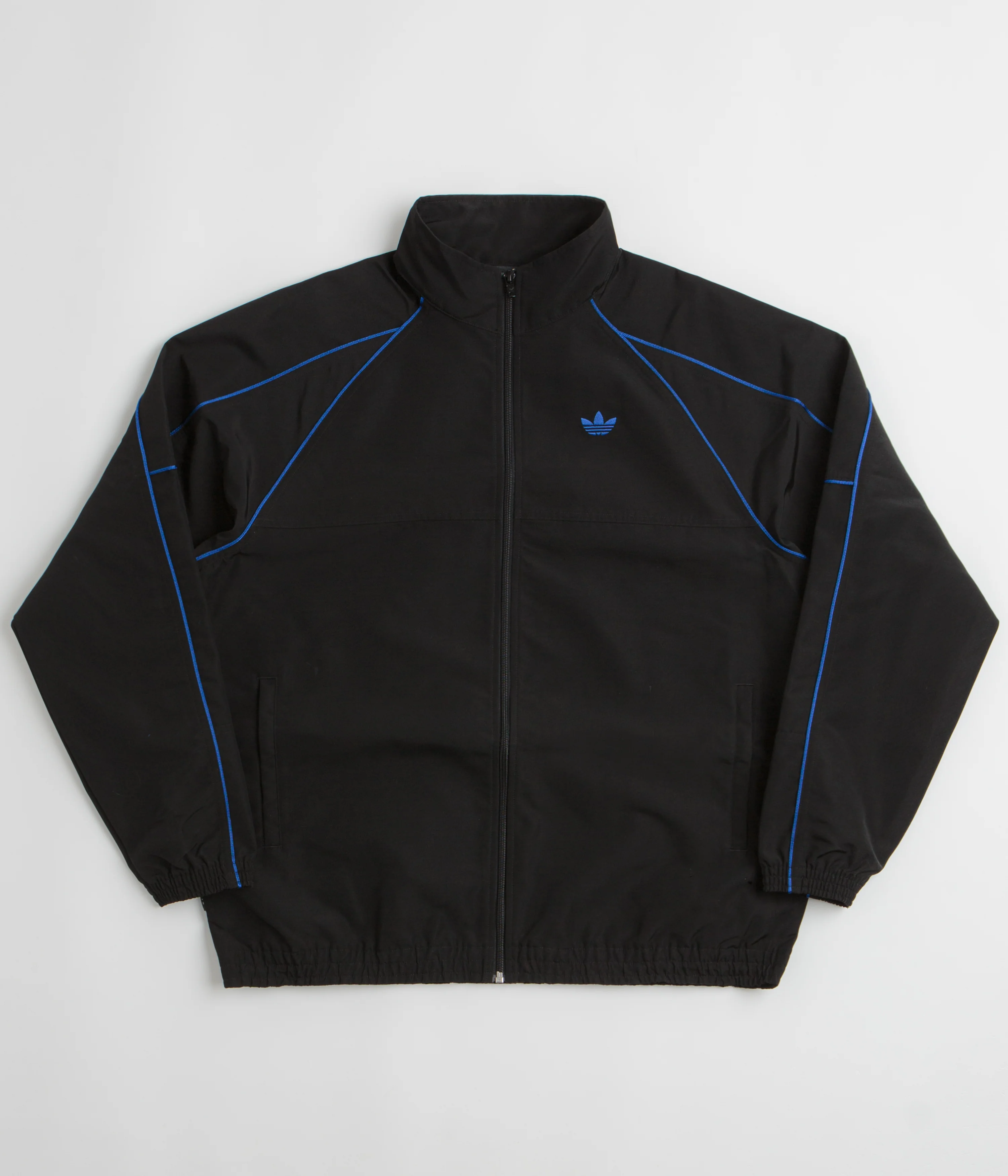 Adidas Gazelle Premiere Track Jacket - Black / White / Team Royal Blue