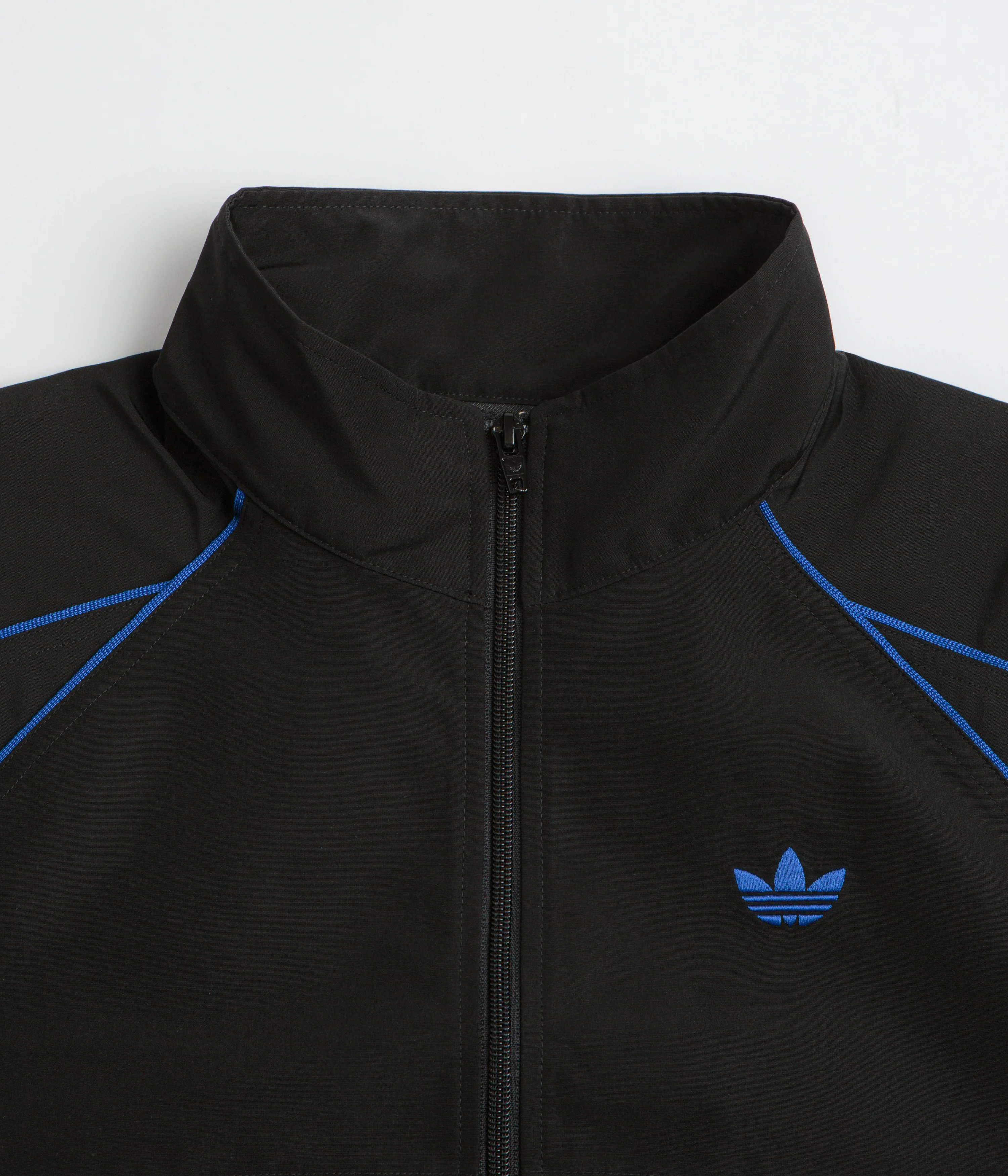 Adidas Gazelle Premiere Track Jacket - Black / White / Team Royal Blue - Image 4