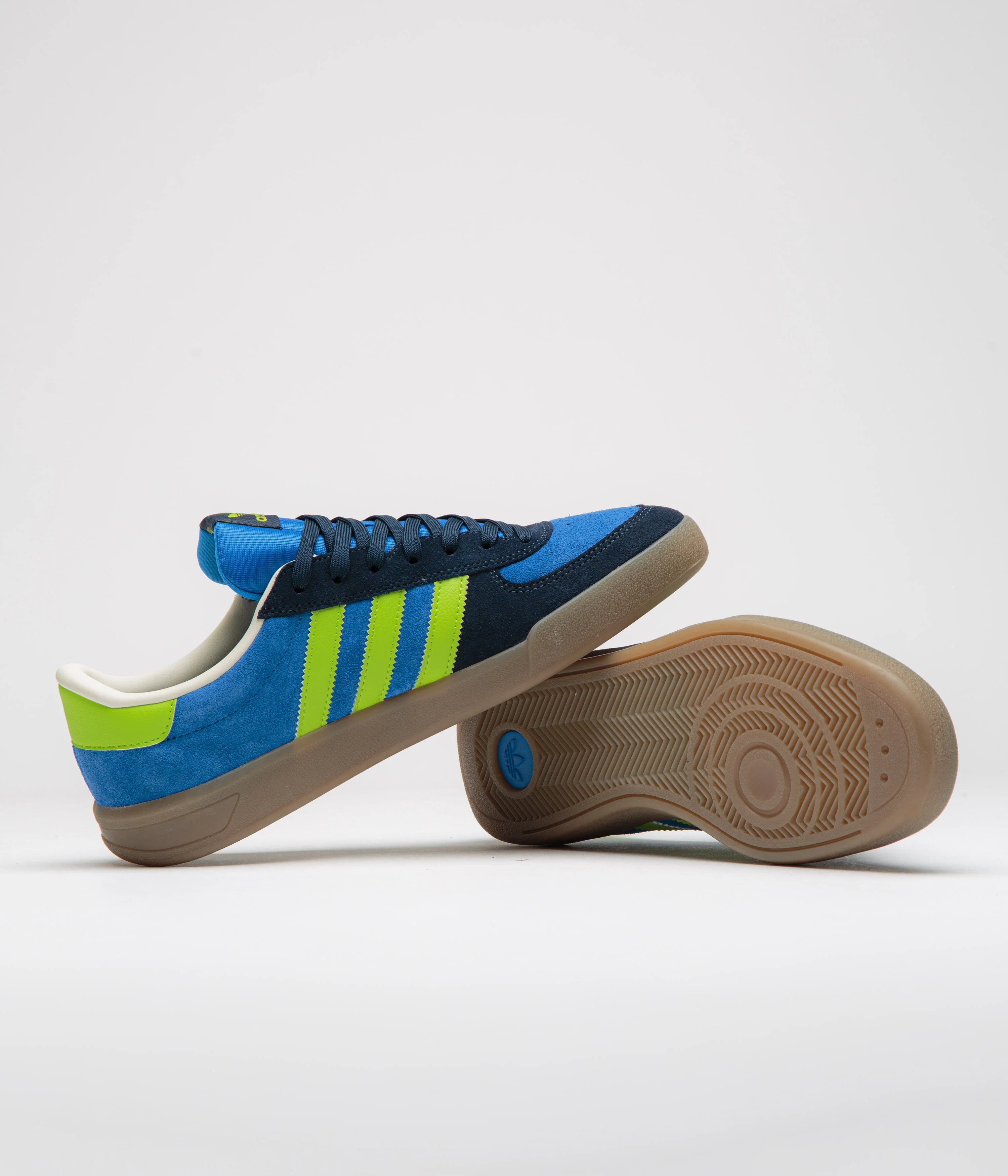 Adidas Glenburn Shoes - Bright Royal / Semi Solar Slime / Collegiate Navy - Image 5