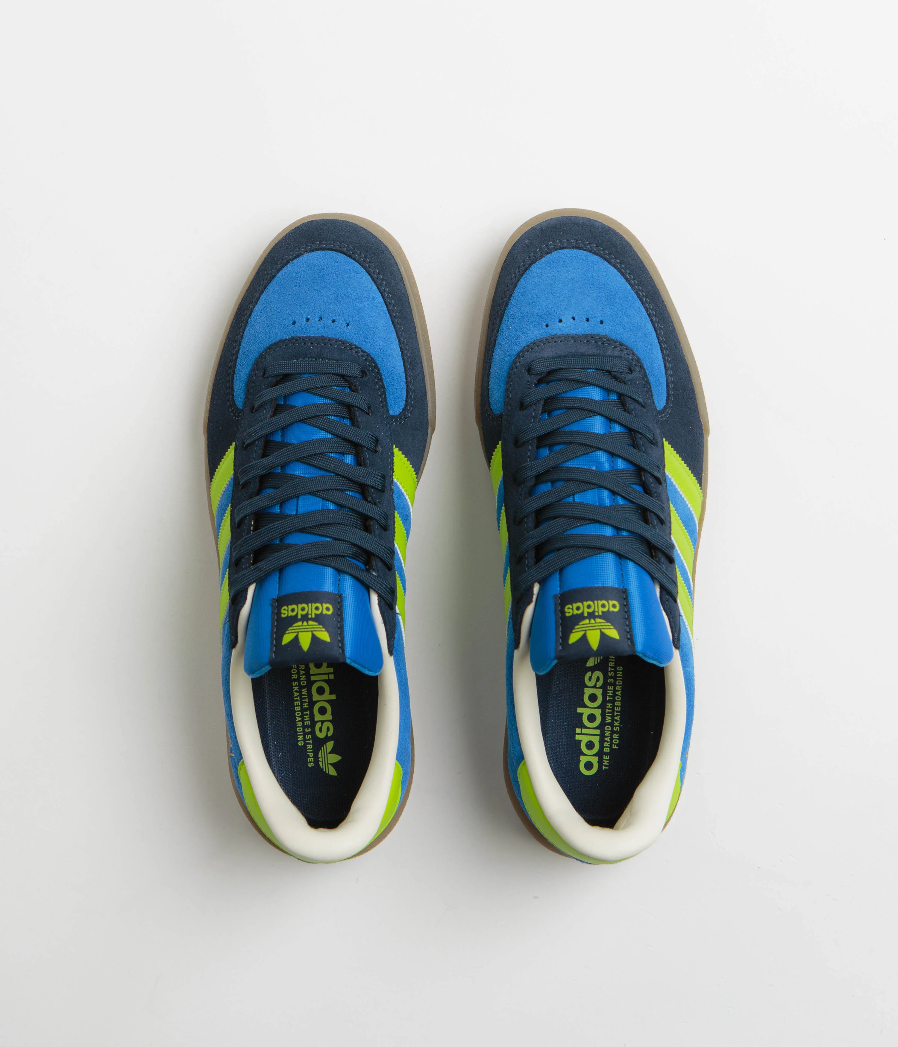 Adidas Glenburn Shoes - Bright Royal / Semi Solar Slime / Collegiate Navy - Image 7