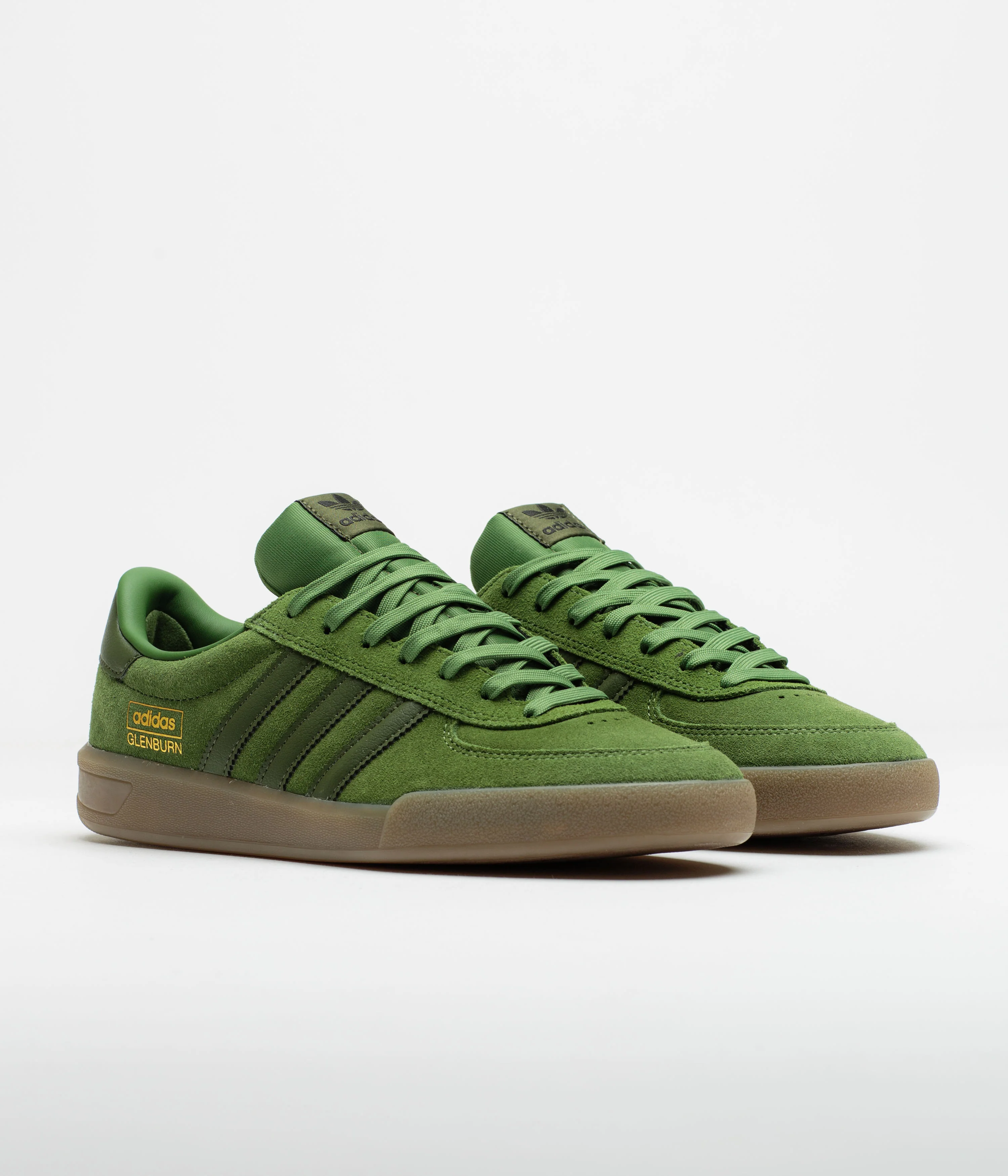 Adidas Glenburn Shoes - Crew Green / Wild Pine / Gum5 - Image 2