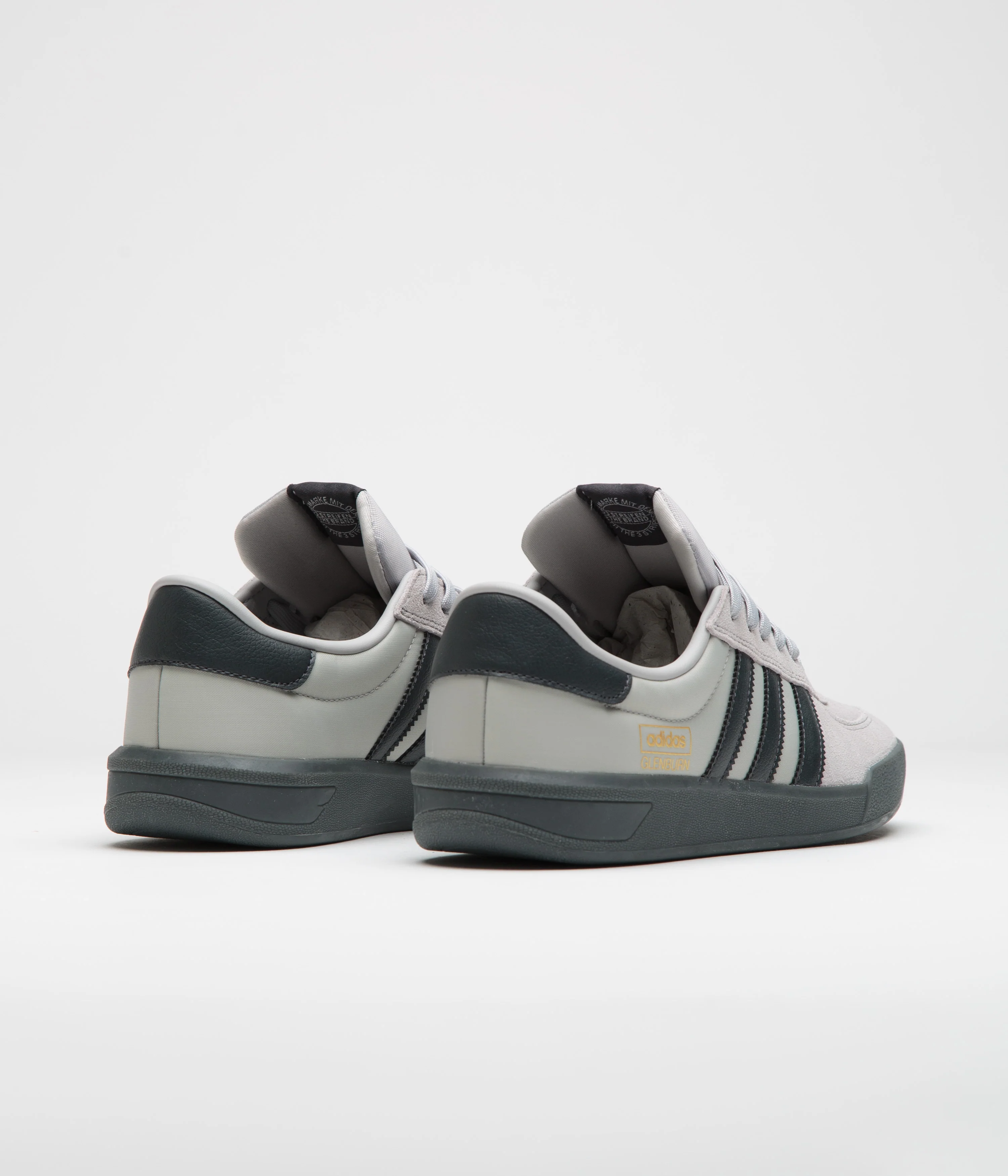 Adidas Glenburn Shoes - Grey Two / Carbon / Bluebird - Image 4