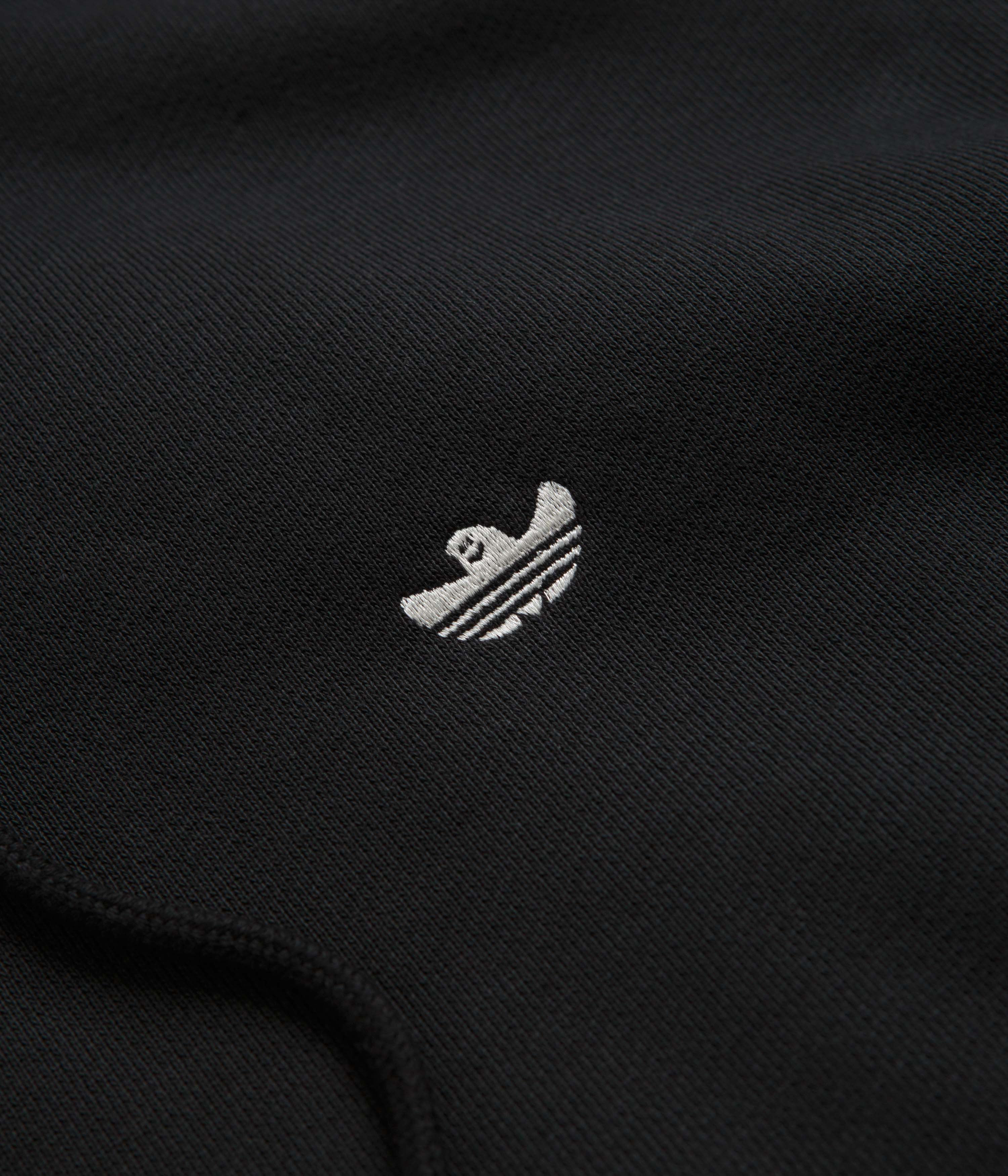 Adidas Heavyweight Shmoofoil Hoodie - Black / Cream White - Image 4