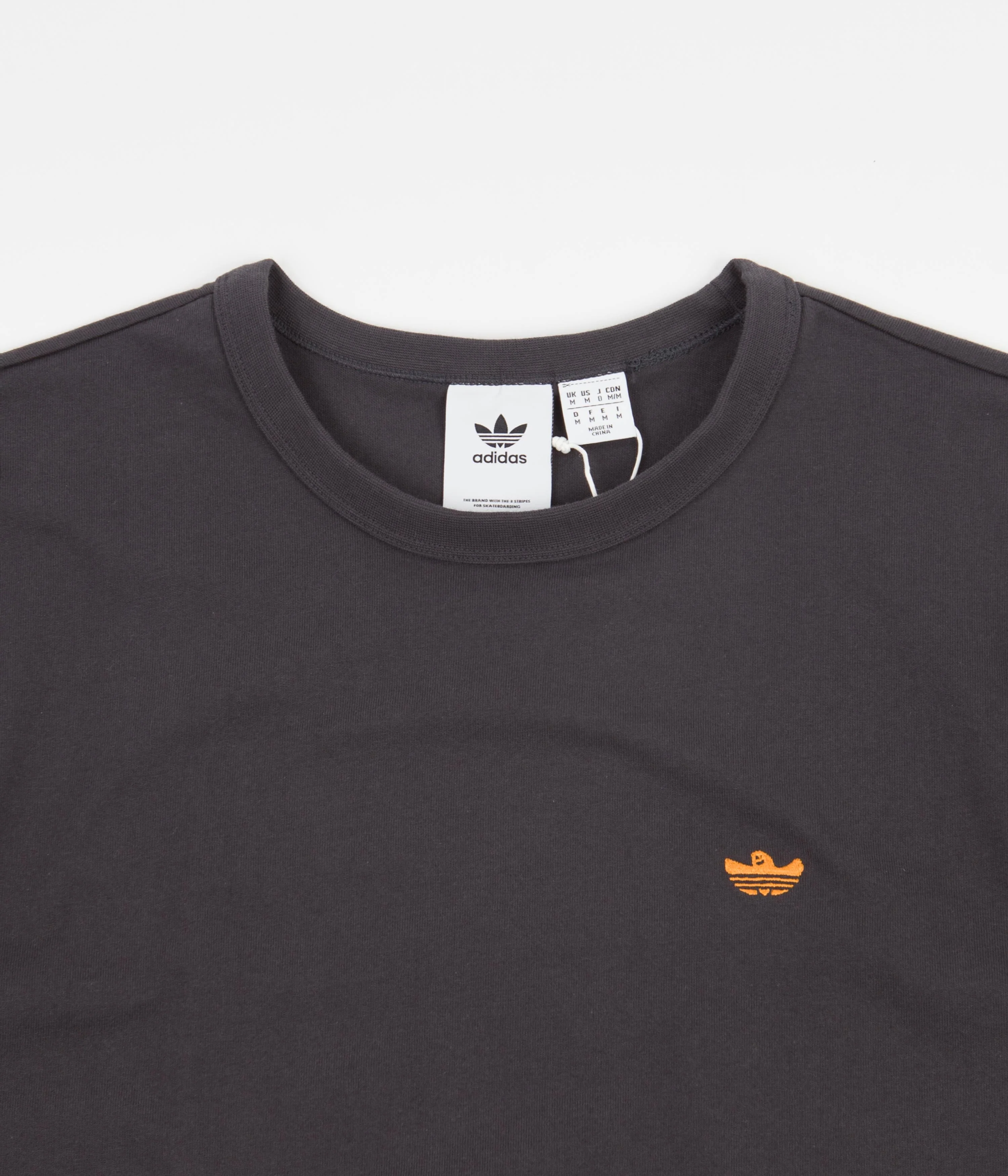 Adidas Heavyweight Shmoofoil T-Shirt - Carbon / Focus Orange - Image 3