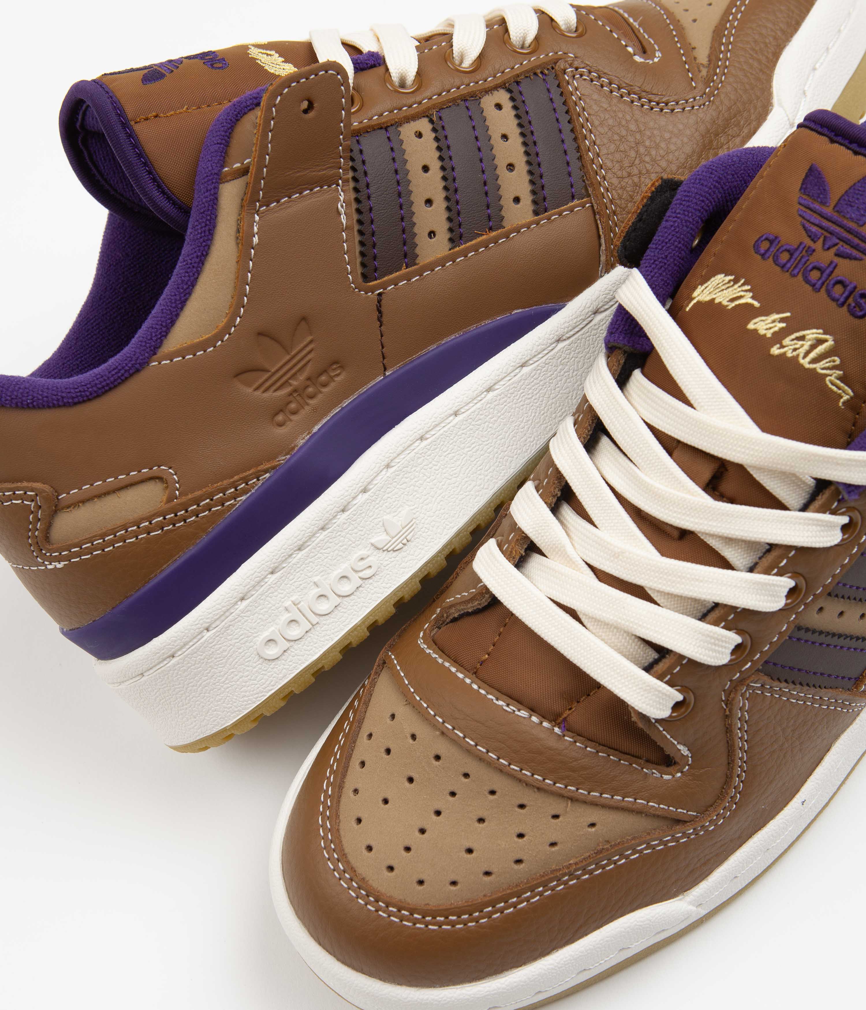 Adidas Heitor Forum 84 Low ADV Shoes - Wild Brown / Cardboard / Dark Brown - Image 3