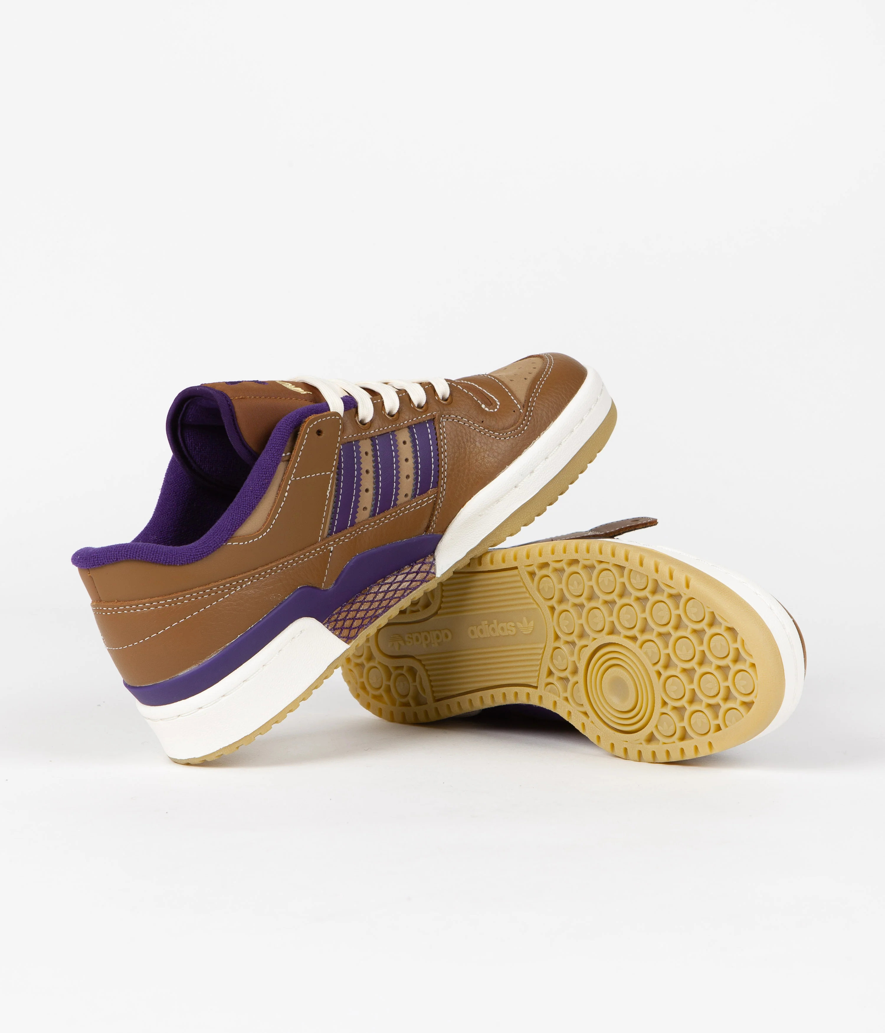 Adidas Heitor Forum 84 Low ADV Shoes - Wild Brown / Cardboard / Dark Brown - Image 5