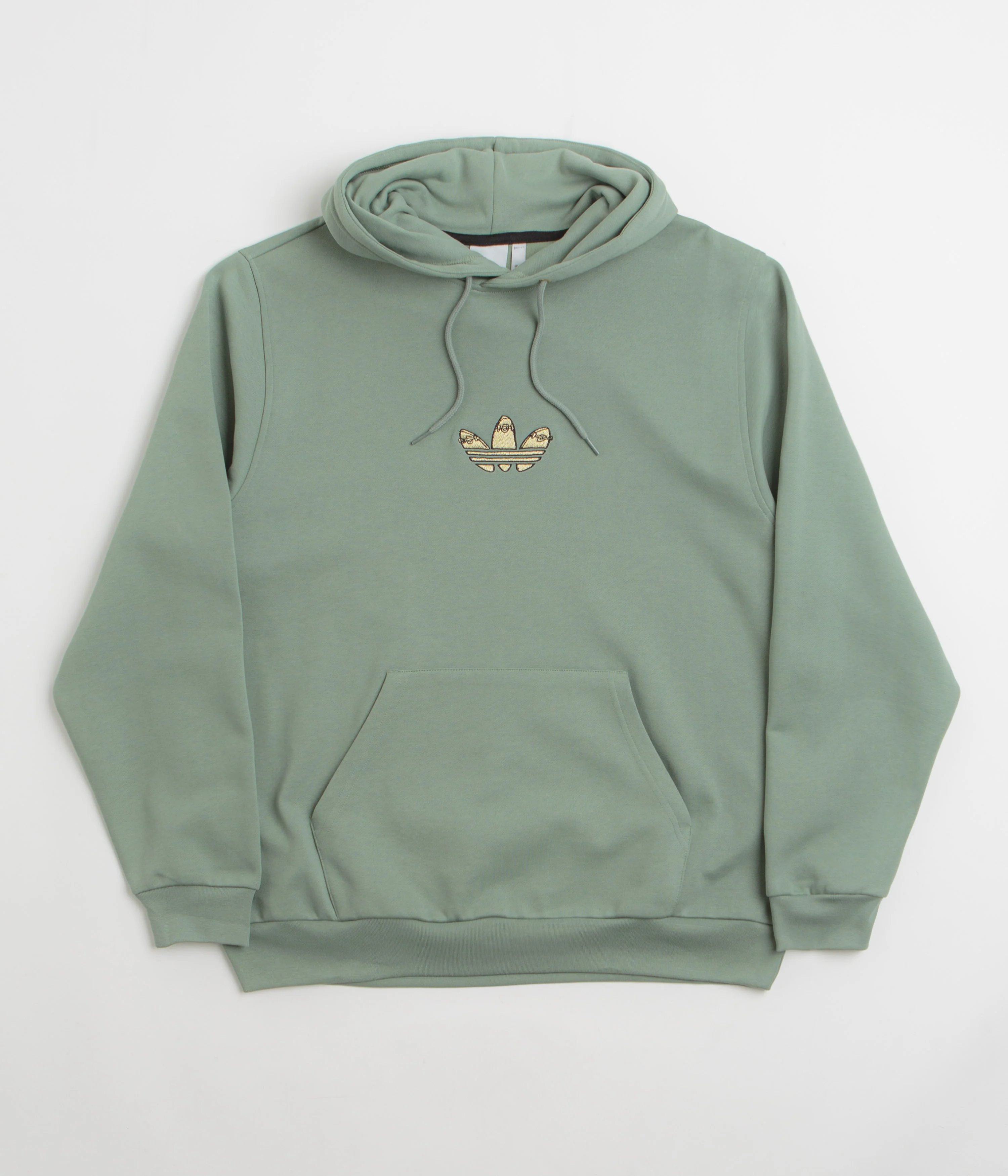Adidas Henry Jones Deckfoil Hoodie - Silver Green