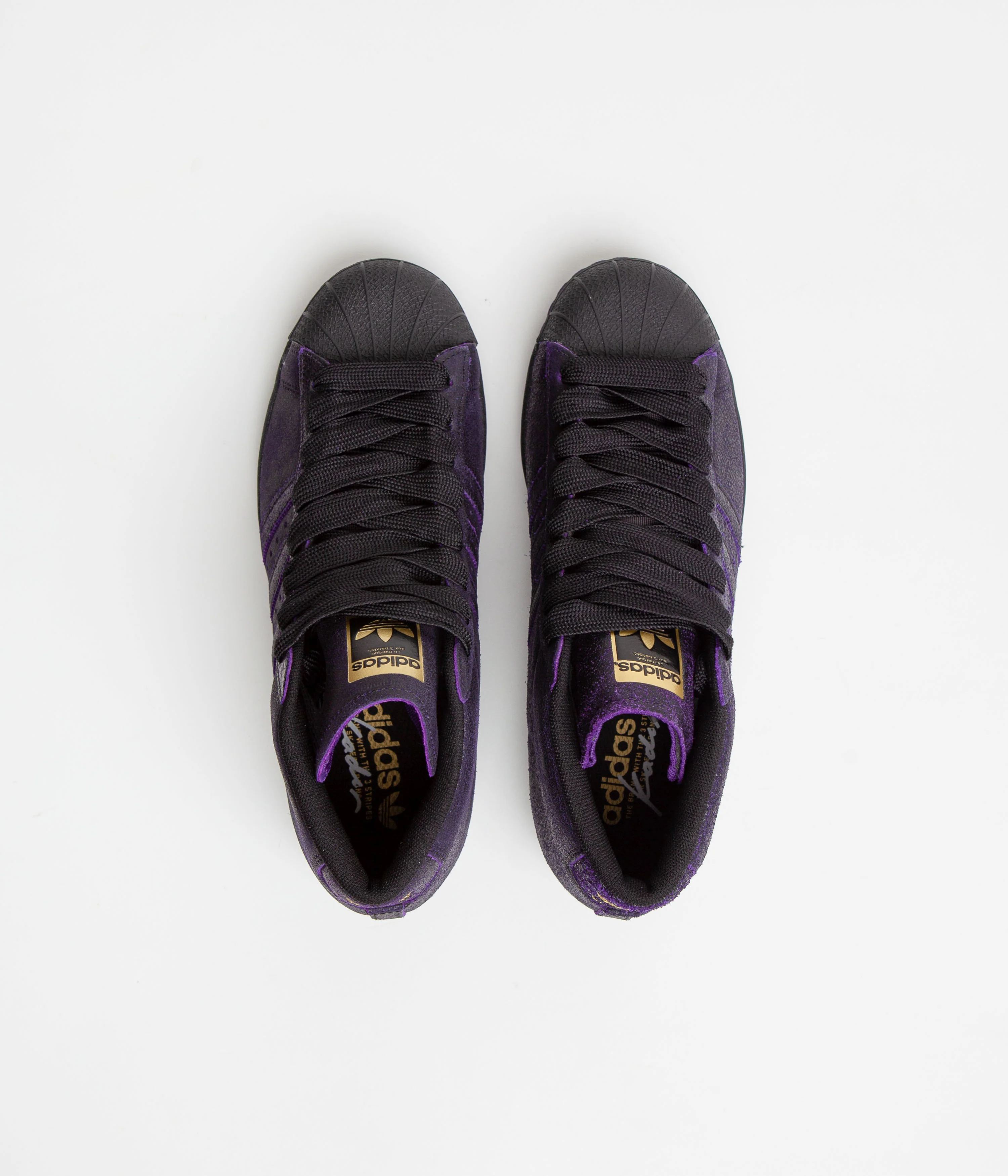 Adidas Kader Pro Model ADV Shoes - Core Black / Core Black / Dark Purple - Image 7