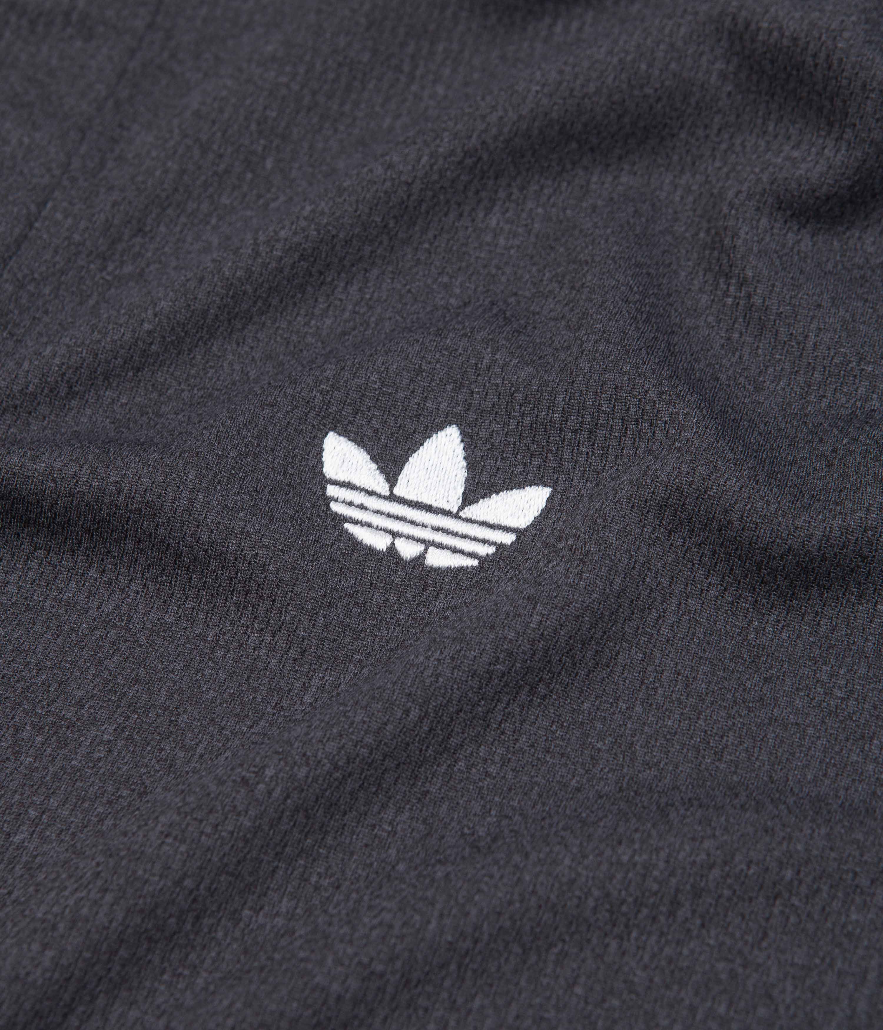 Adidas Long Sleeve Football Jersey - Black / Grey Five / White - Image 4