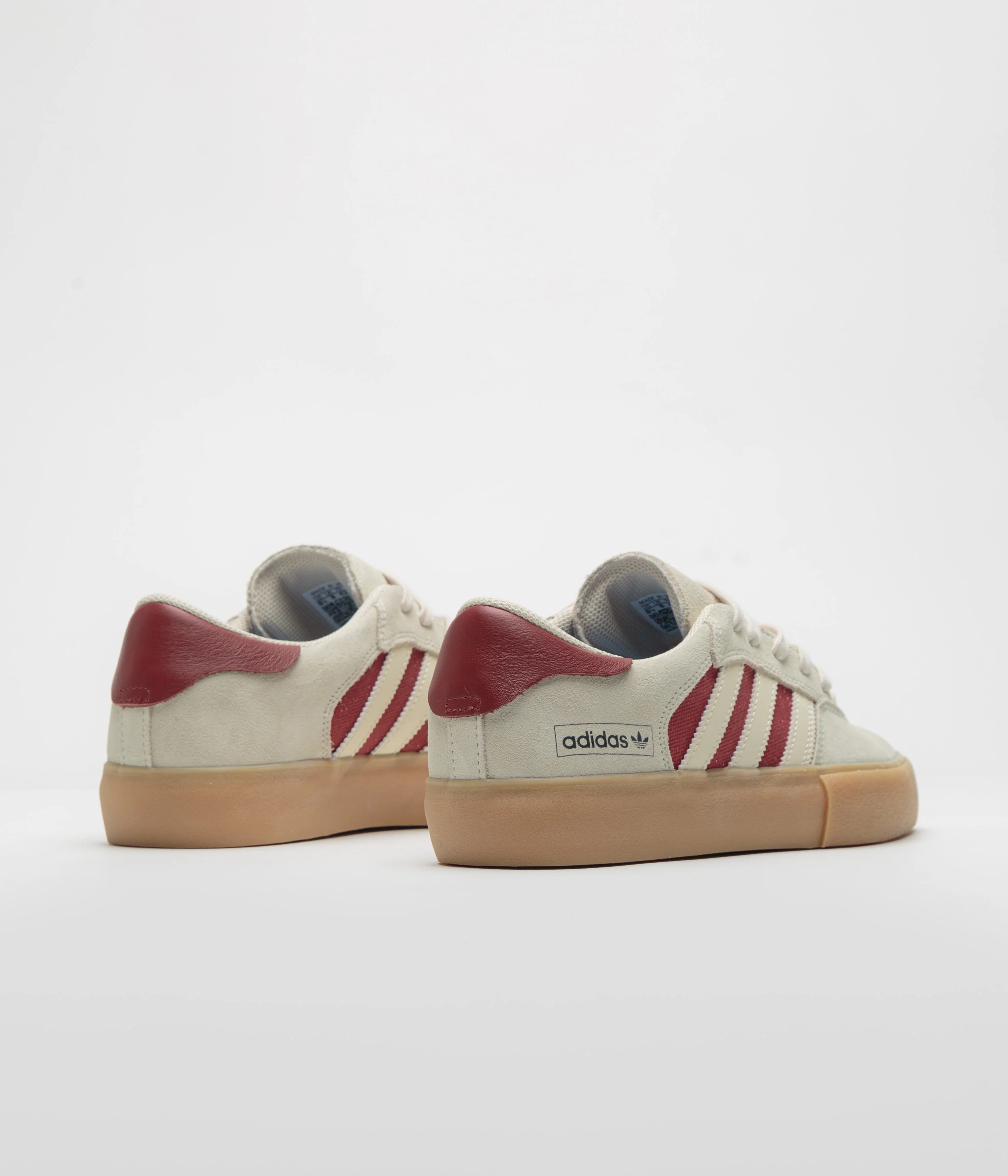 Adidas Matchbreak Super Shoes - Wonder White / Preloved Ruby / Gum 3 - Image 4