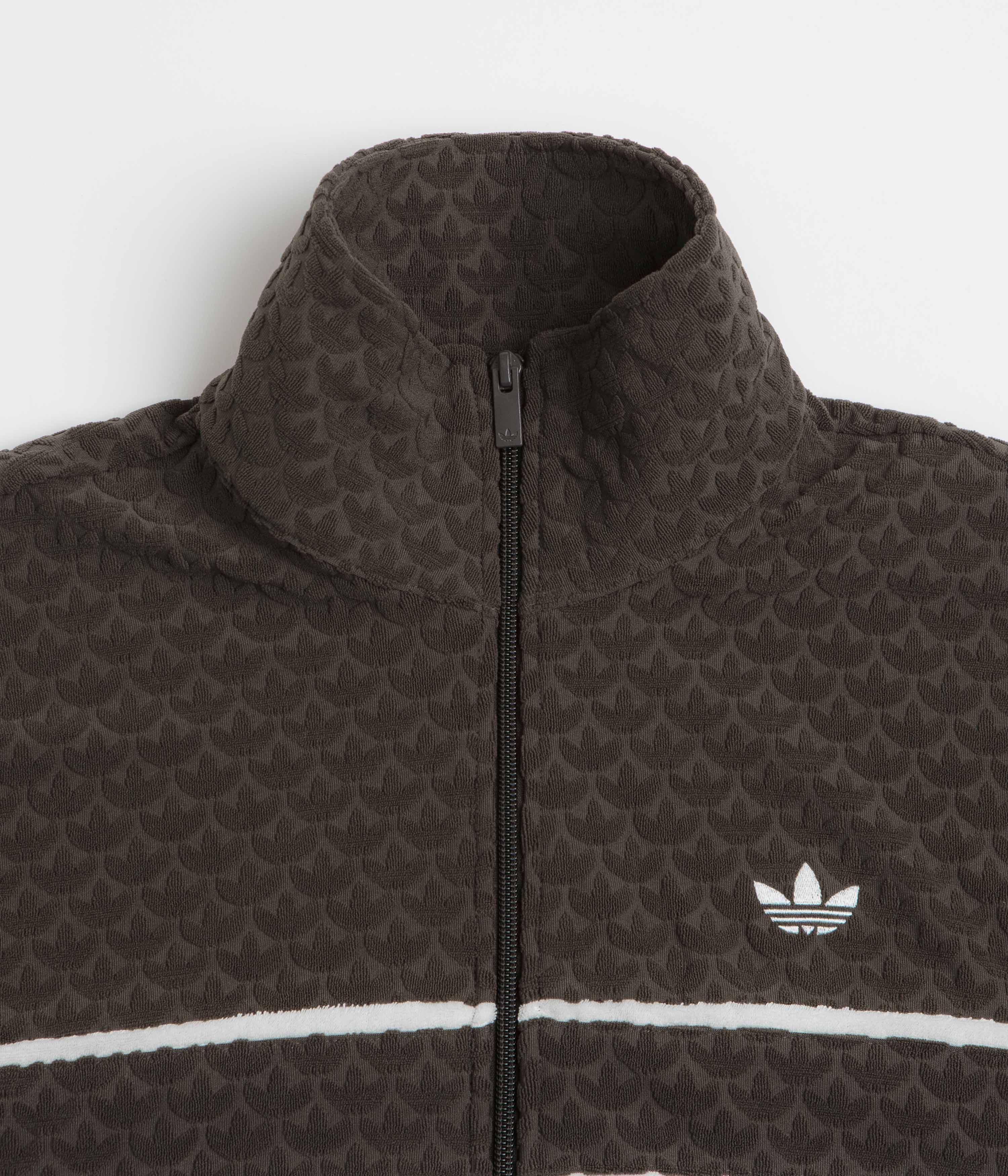 Adidas Monogram Track Jacket - Dark Brown - Image 4