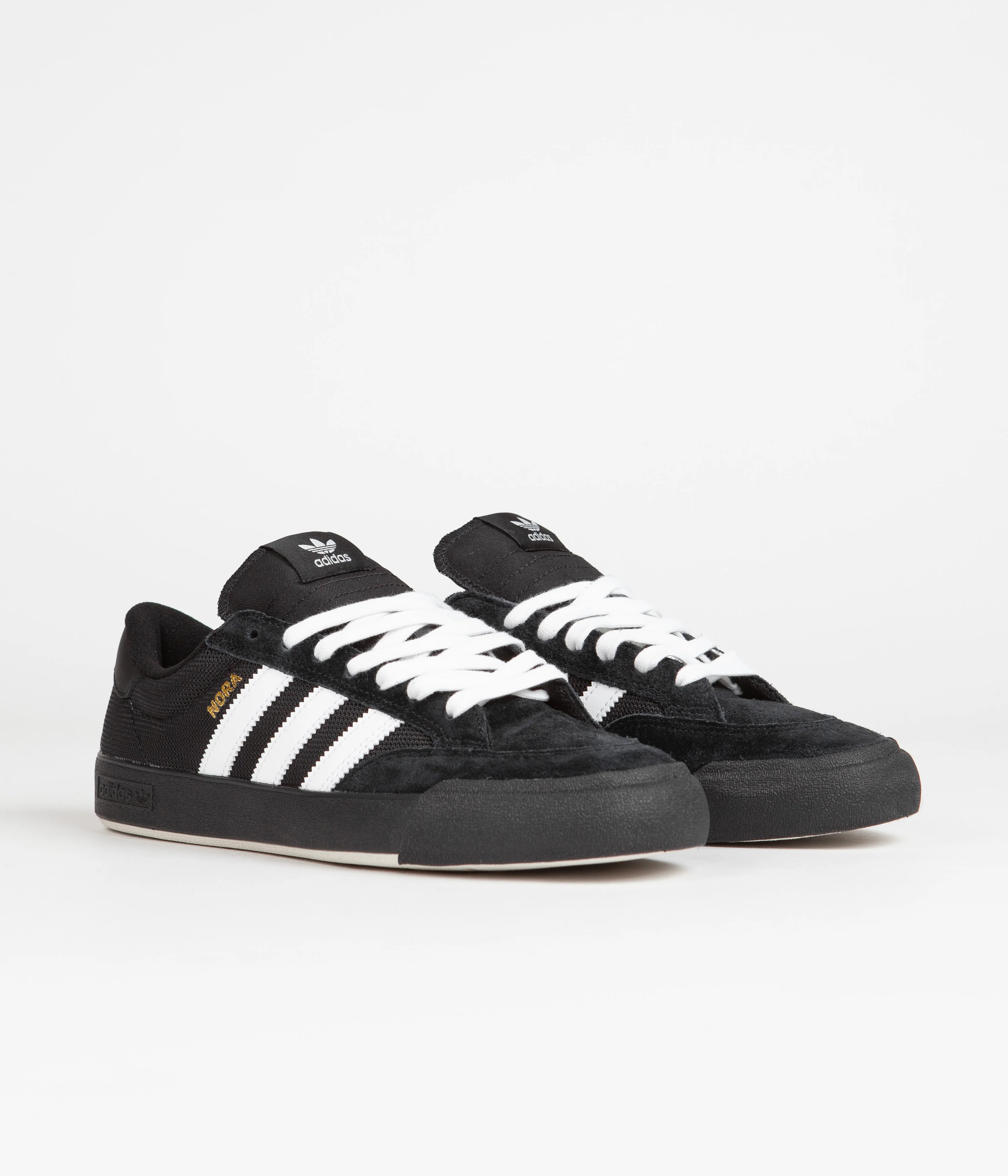 Adidas Nora Shoes - Core Black / FTWR White / Gold Metallic - Image 2