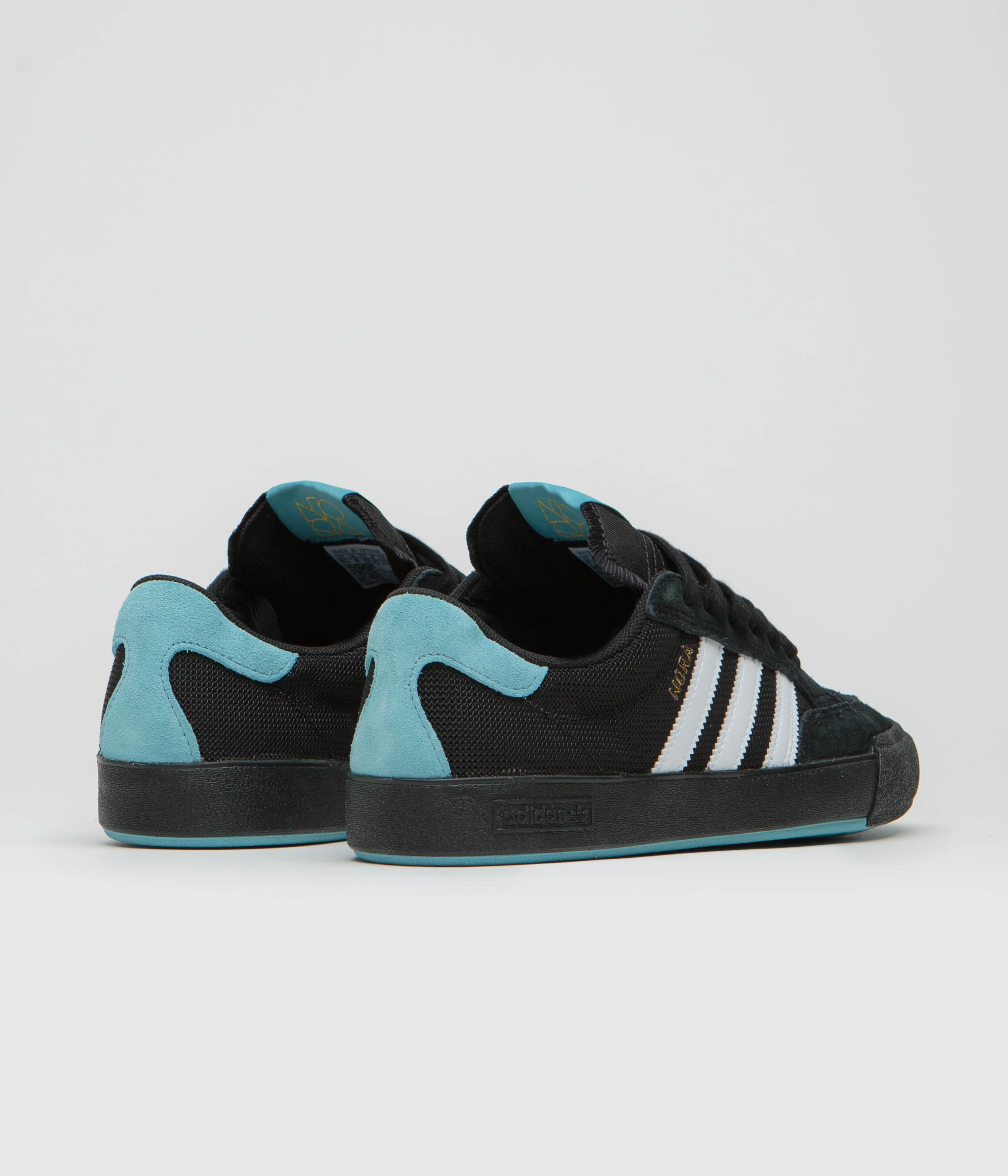 Adidas Nora Shoes - Core Black / FTWR White / Gold Metallic / Blue - Image 4