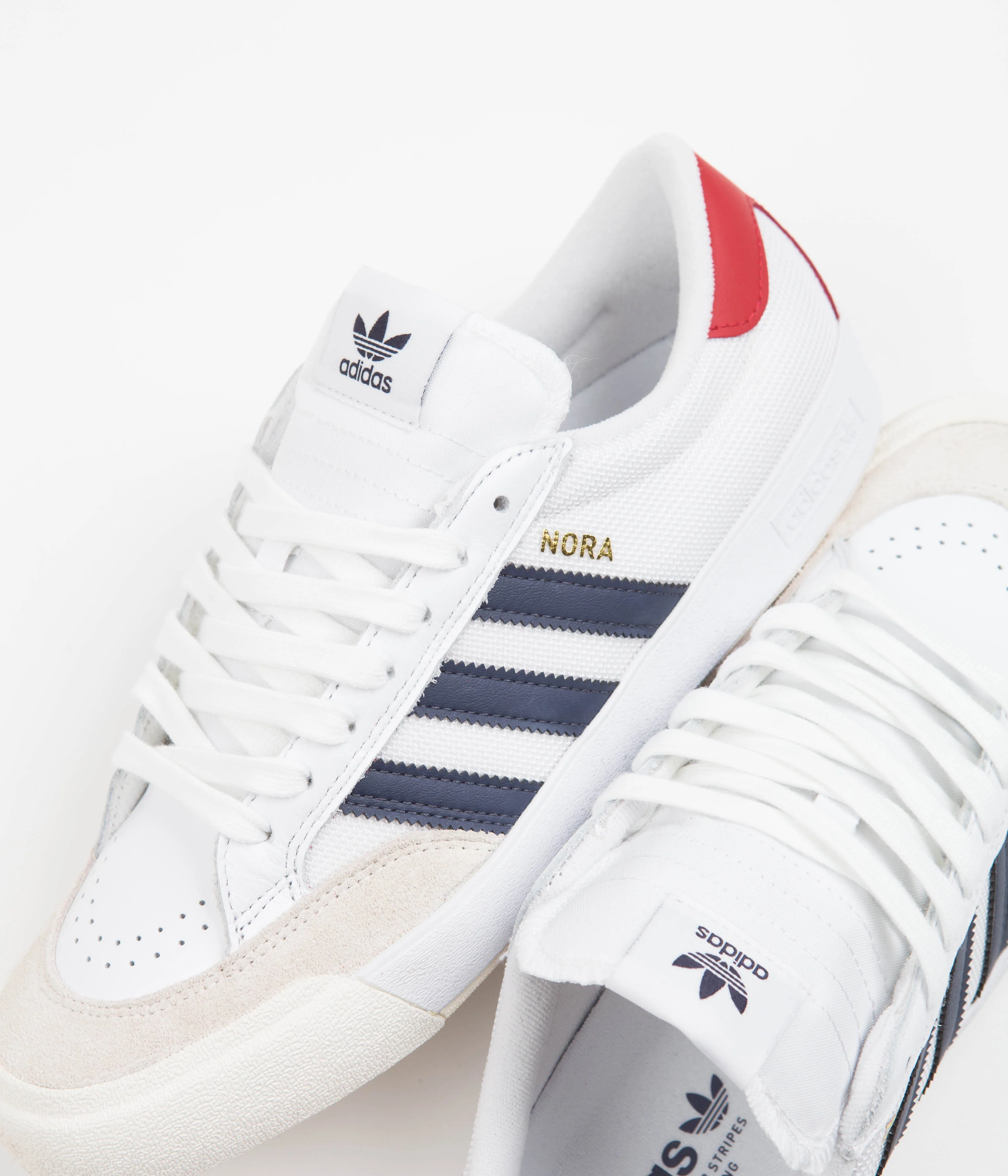 Adidas Nora Shoes - FTWR White / Shadow Navy / Scarlet - Image 3