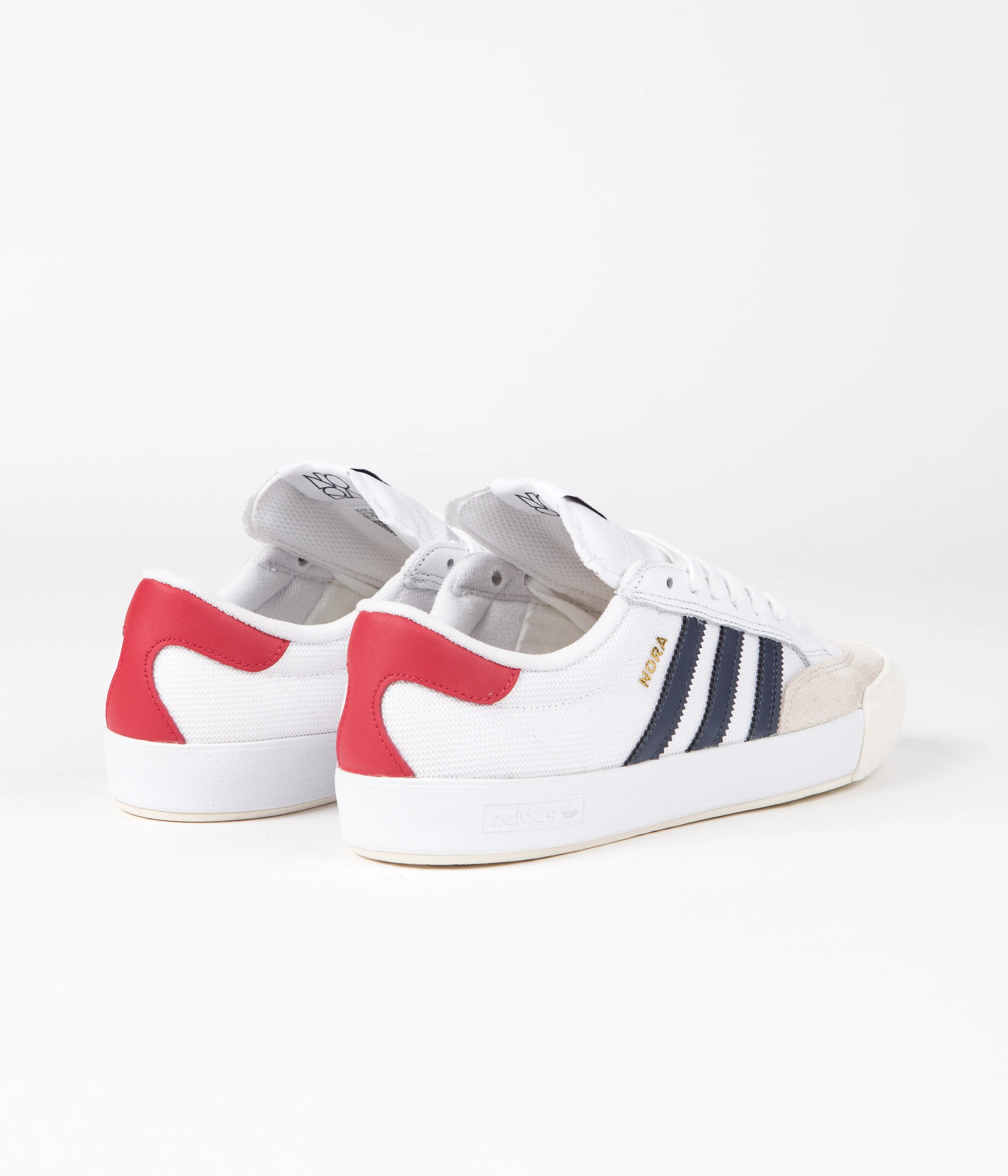 Adidas Nora Shoes - FTWR White / Shadow Navy / Scarlet - Image 4