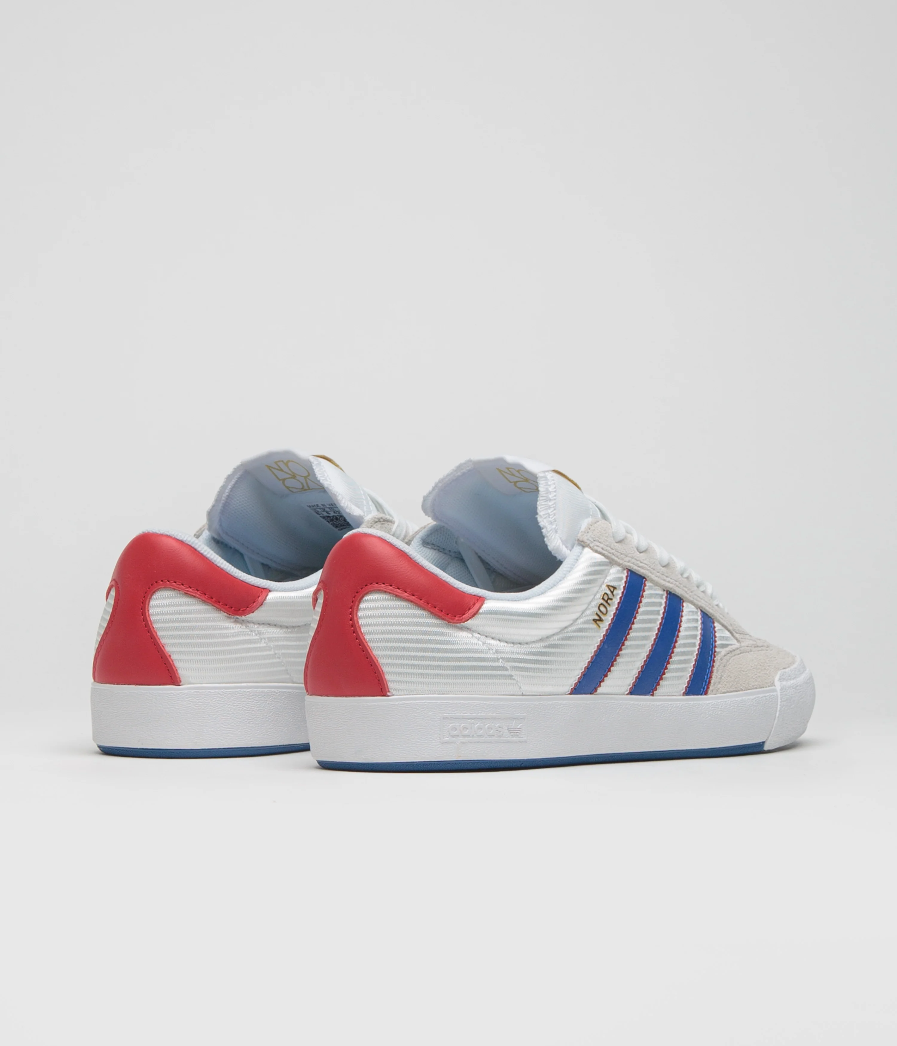 Adidas Nora Shoes - FTWR White / Team Royal Blue / Better Scarlet - Image 4