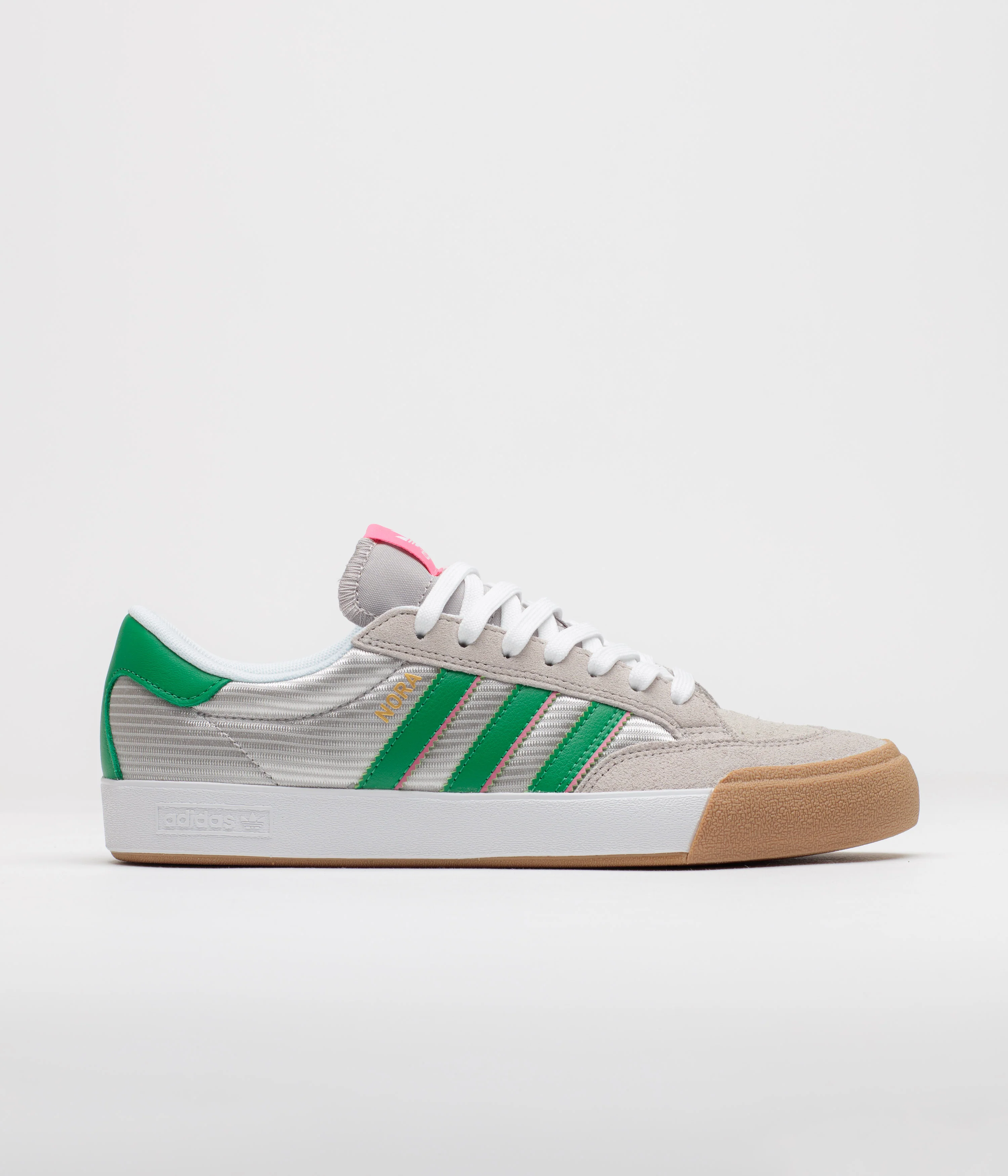 Adidas Nora Shoes - Grey One / Green / Pink Fusion