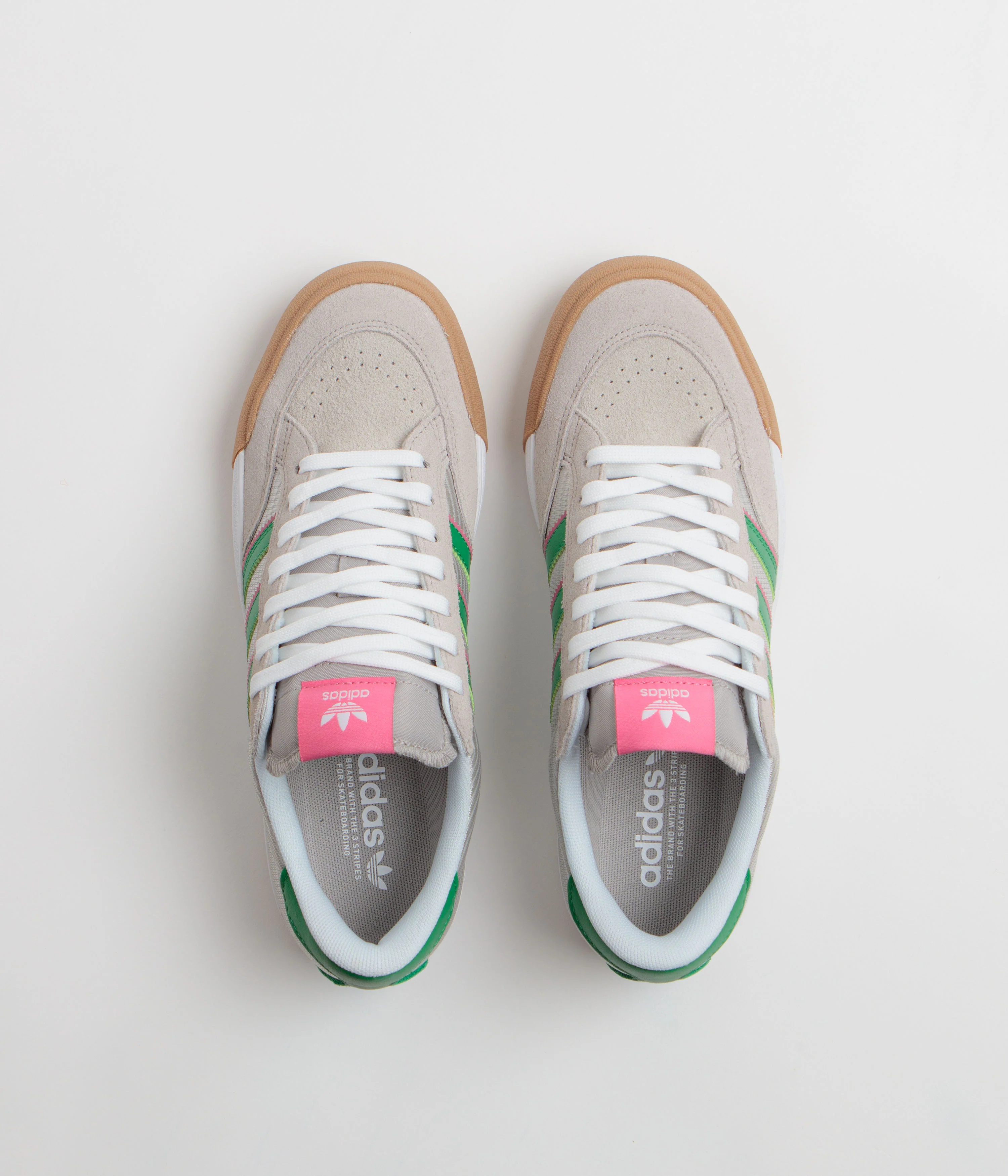 Adidas Nora Shoes - Grey One / Green / Pink Fusion - Image 7
