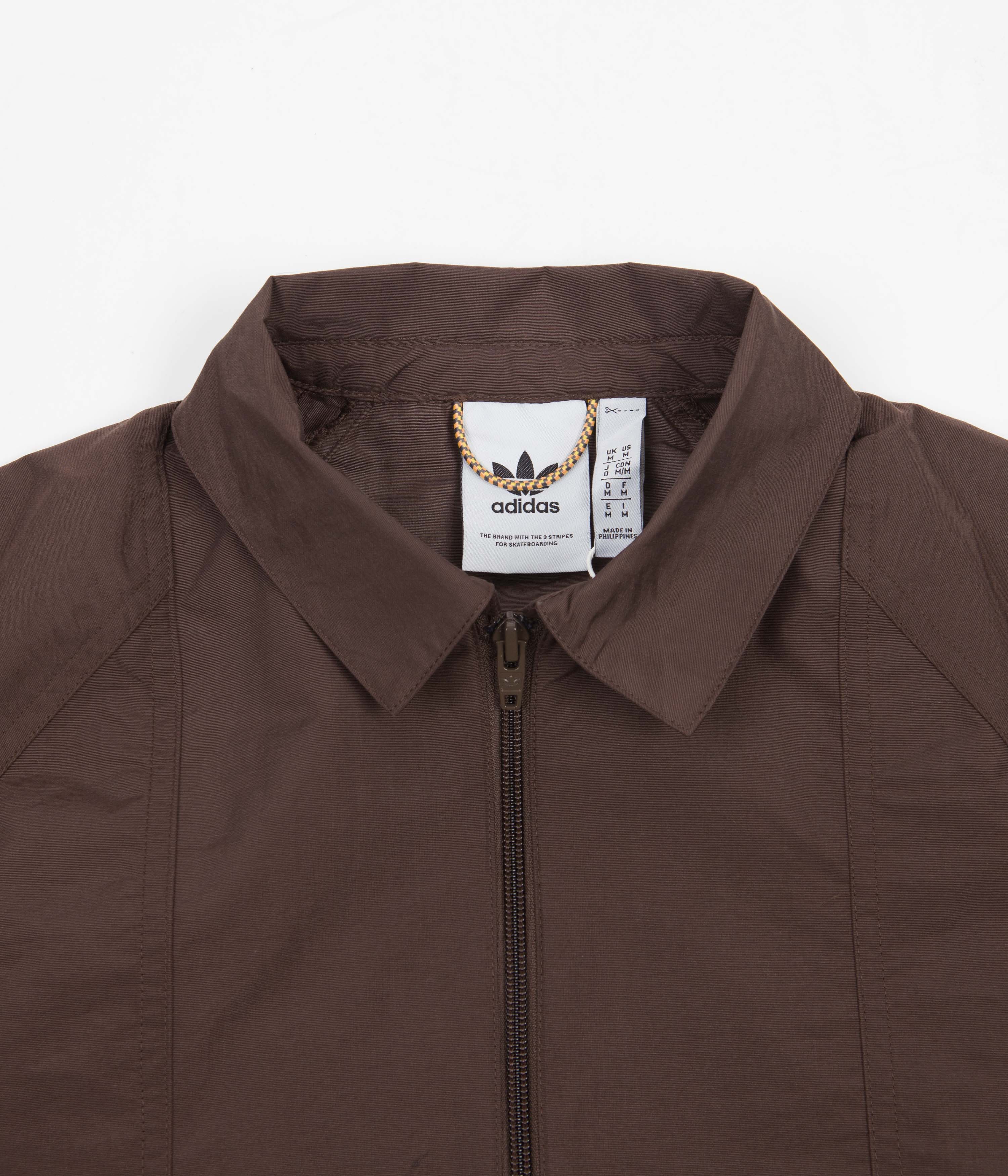 Adidas Outer Station Jacket - Brown / Orange Rush - Image 6