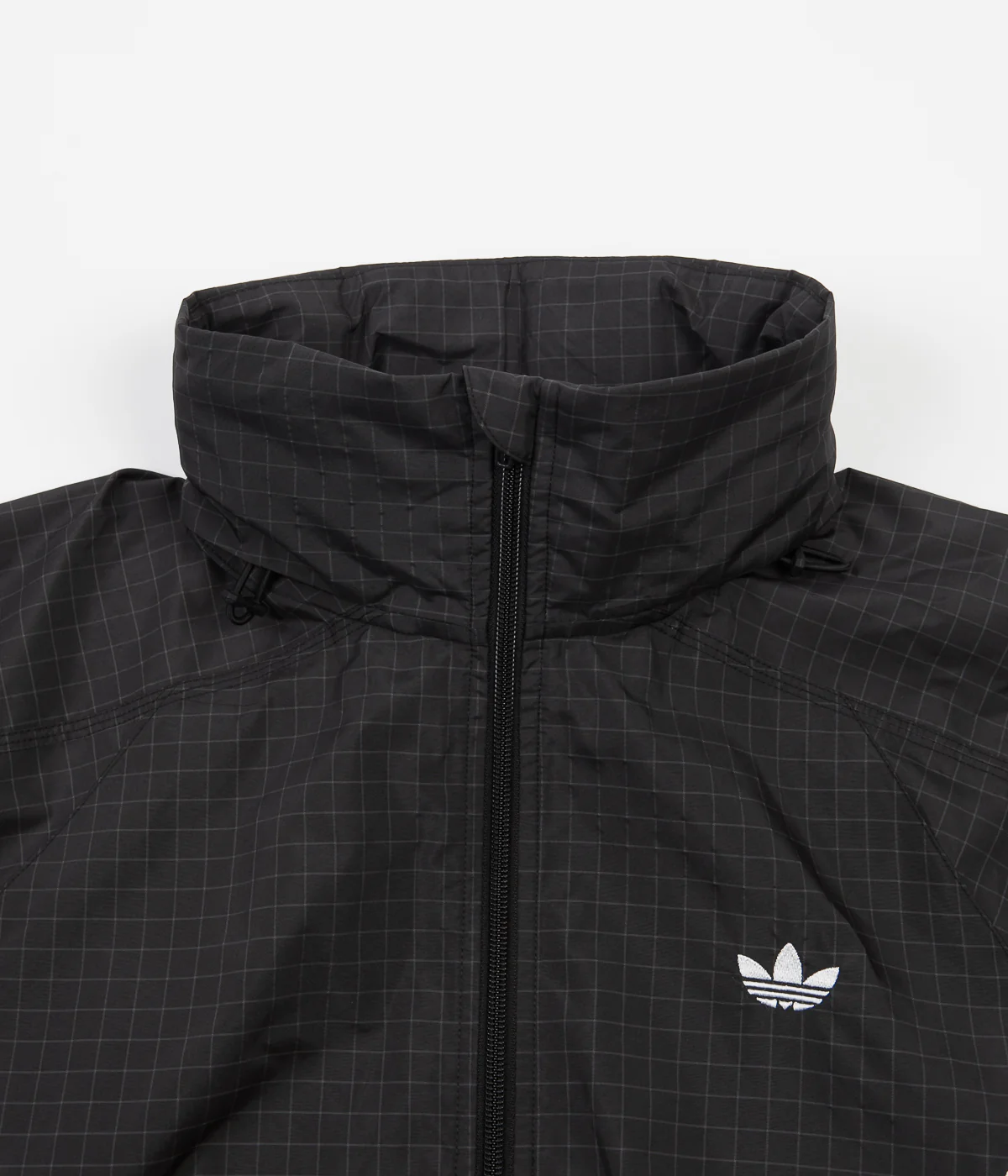 Adidas PB Workshop Windbreaker Jacket - Black / Grey 6 / White - Image 4
