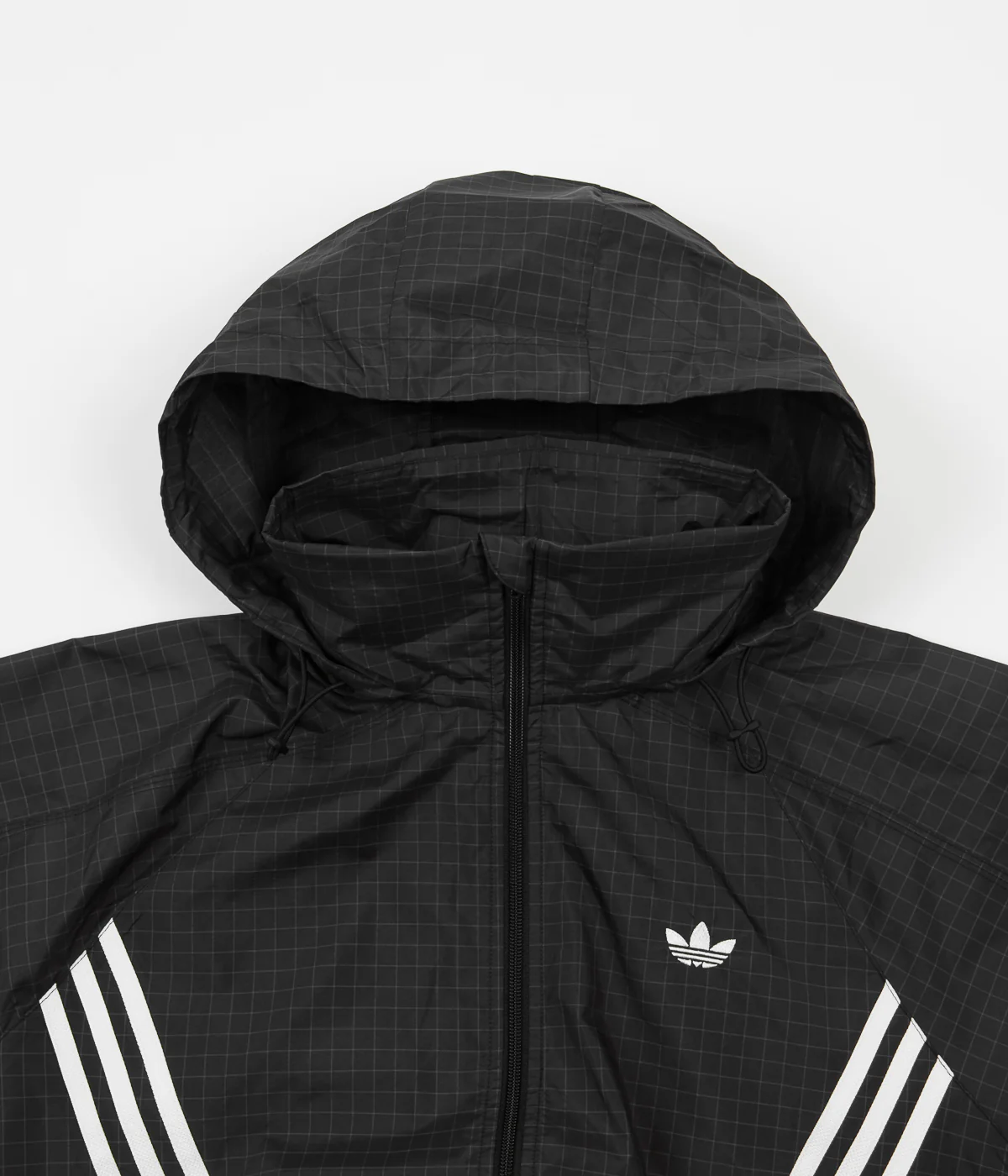Adidas PB Workshop Windbreaker Jacket - Black / Grey 6 / White - Image 5