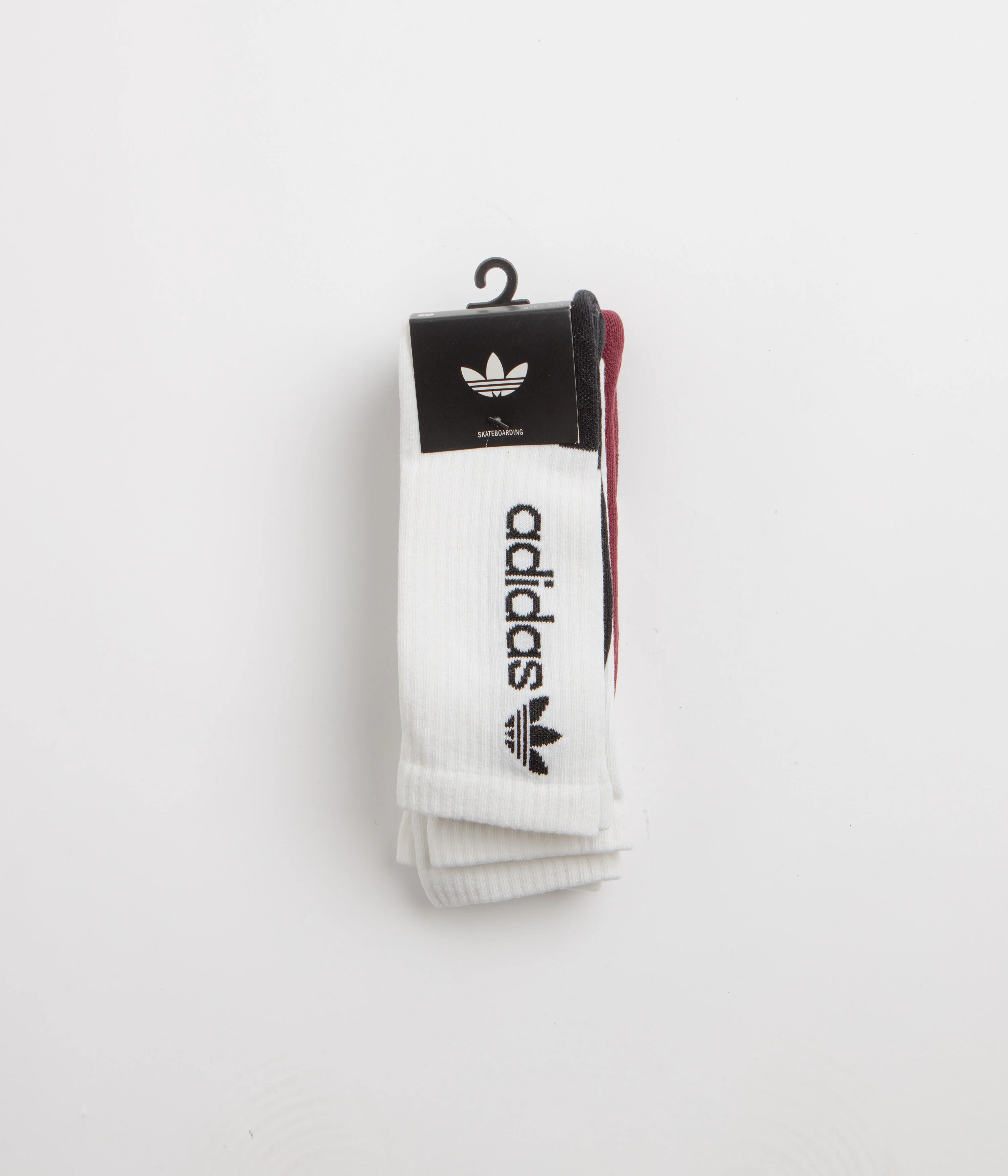 Adidas Premium Socks (3 Pack) - White / Black / White / Aurora Ink - Image 3