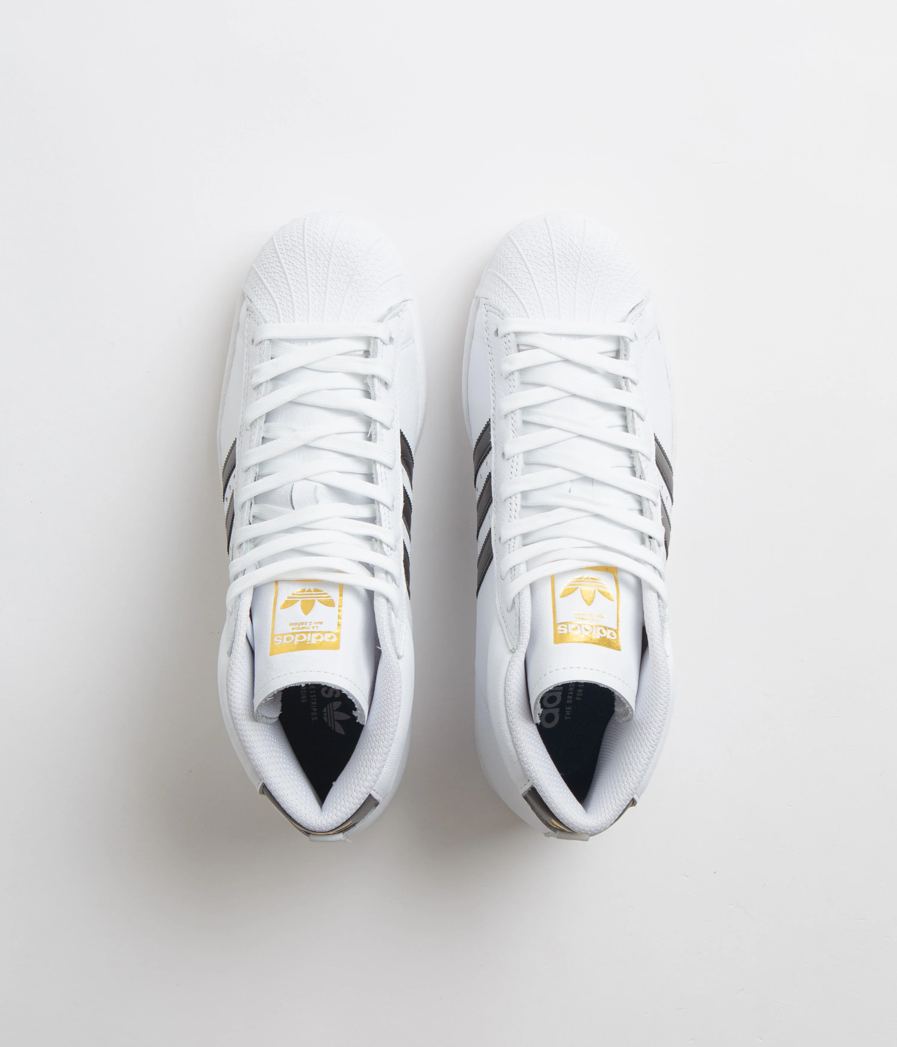 Adidas Pro Model ADV Shoes - FTWR White / Core Black / Gold Metallic - Image 7