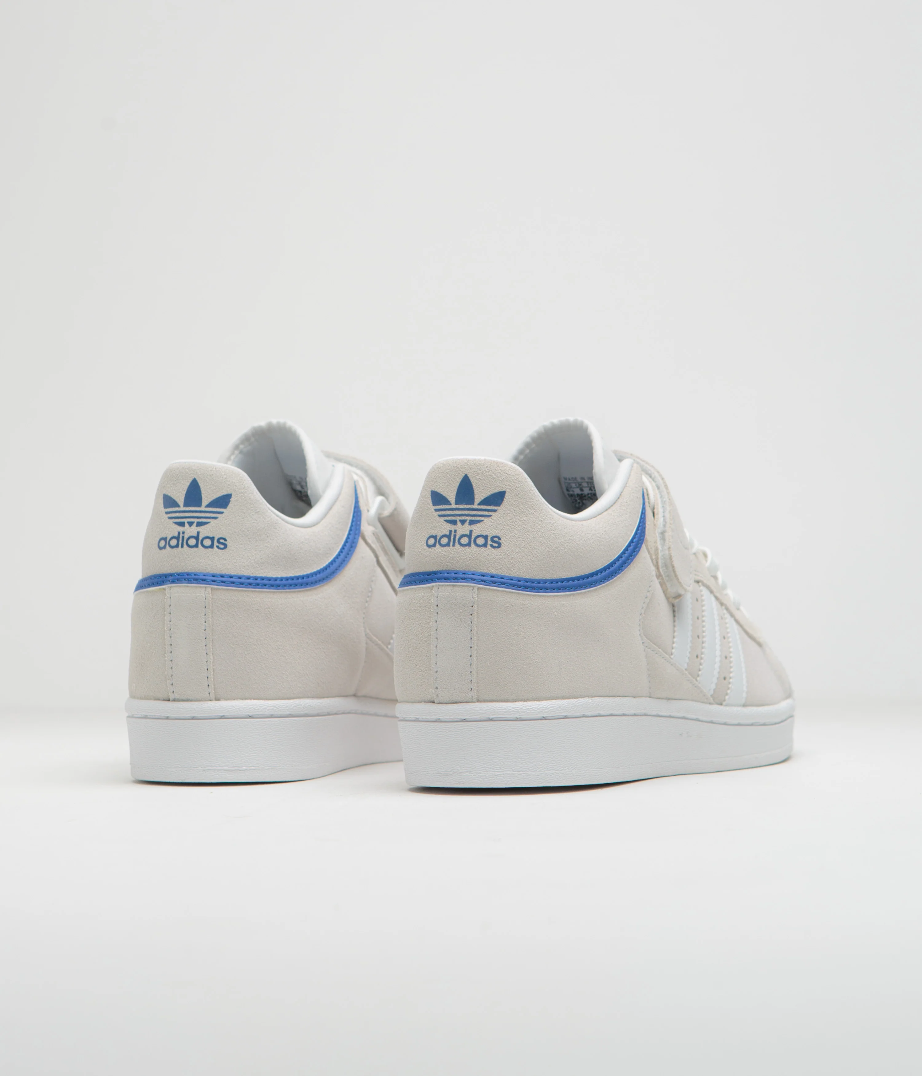 Adidas Pro Shell ADV Shoes - Crystal White / FTWR White / Team Royal Blue - Image 4