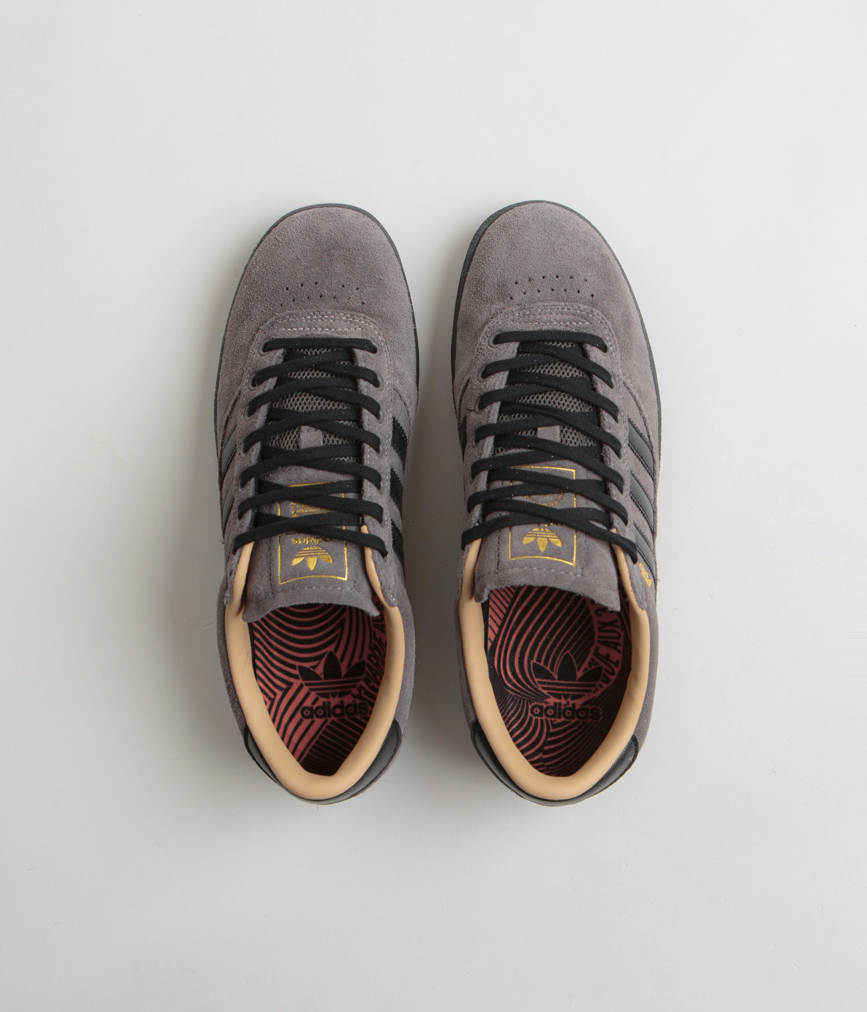 Adidas Puig Indoor Shoes - Charcoal / Core Black / Chalk White - Image 7