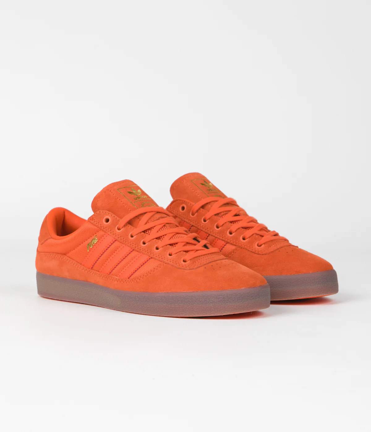 Adidas Puig Indoor Shoes - Semi Impact Orange / Semi Impact Orange / Gum5 - Image 3