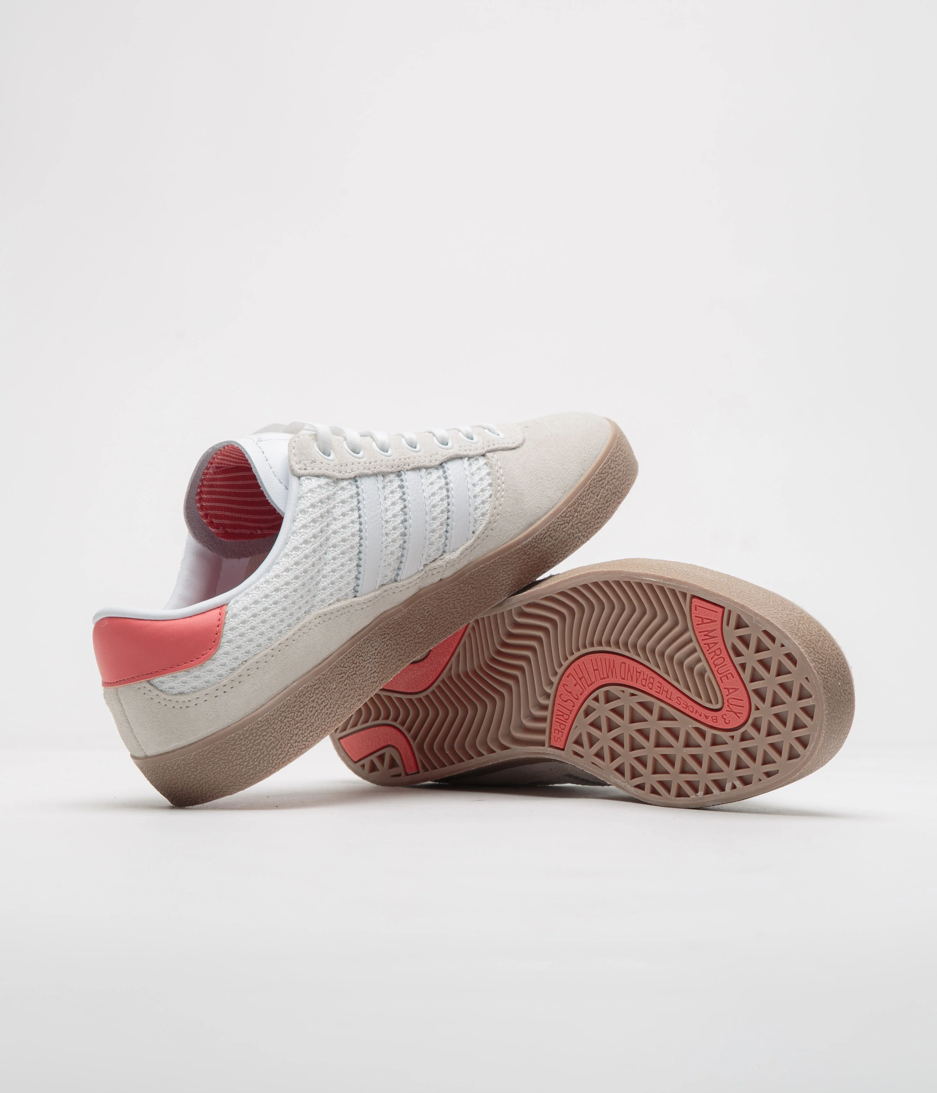 Adidas Puig Indoor Shoes - Wonder White / FTWR White / Gum4 - Image 5
