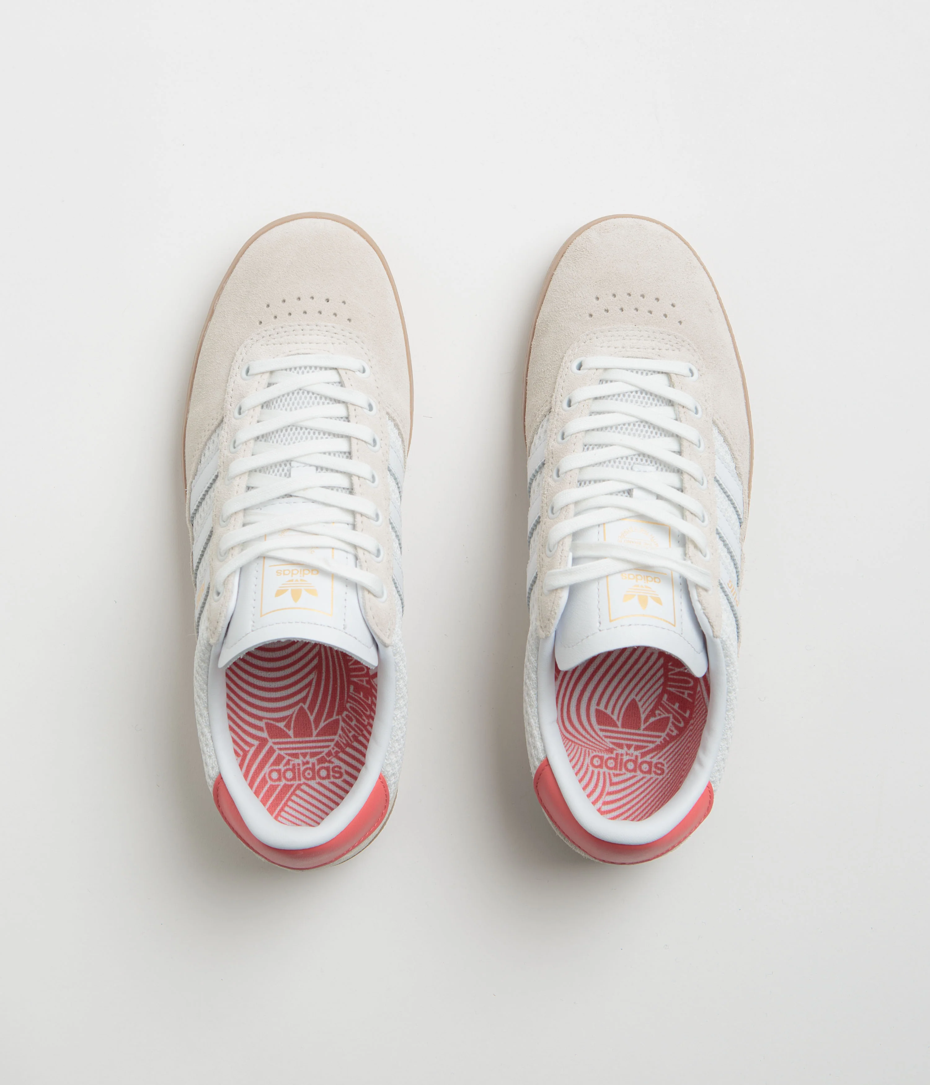 Adidas Puig Indoor Shoes - Wonder White / FTWR White / Gum4 - Image 7