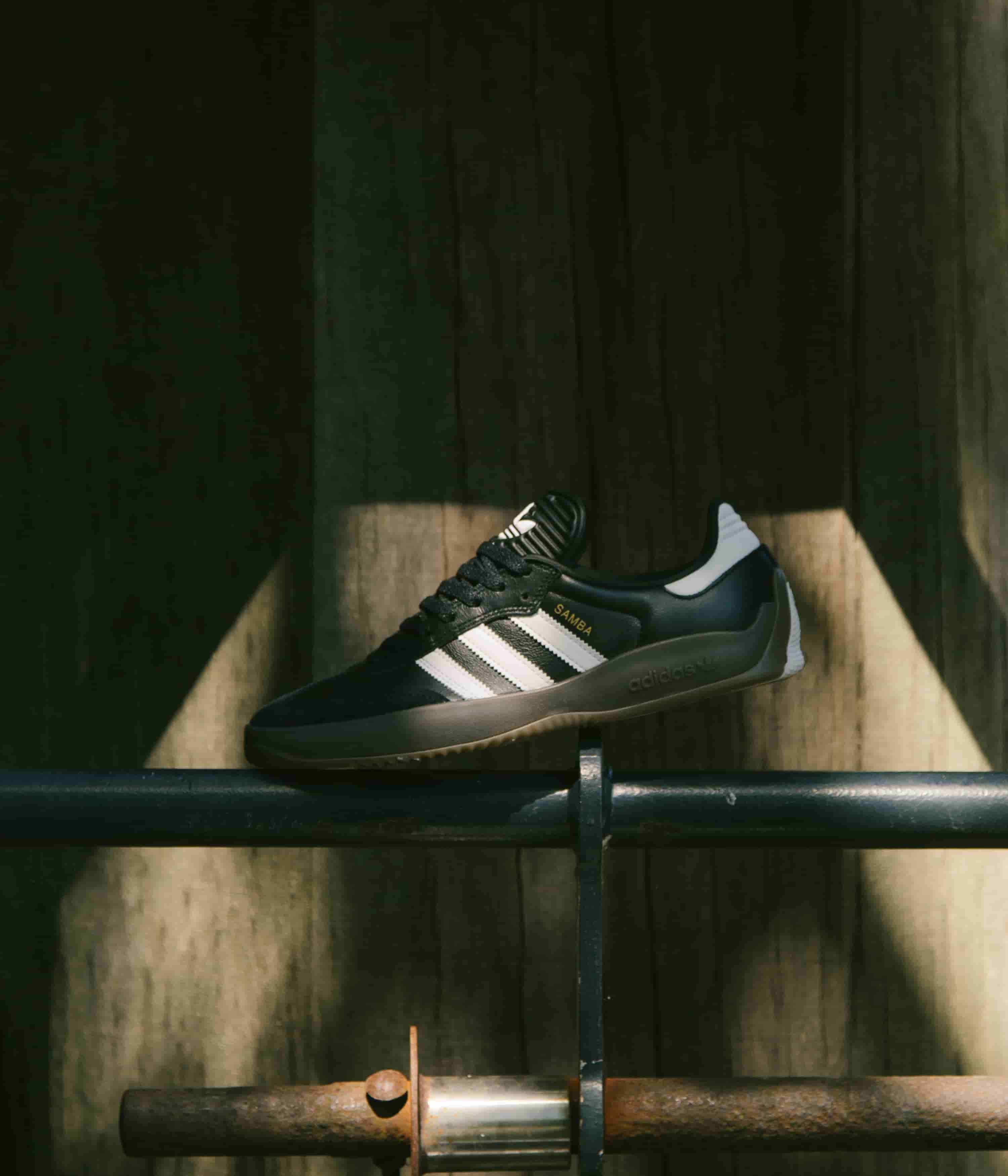Adidas Puig Samba Shoes - Core Black / FTWR White / Gum - Image 2