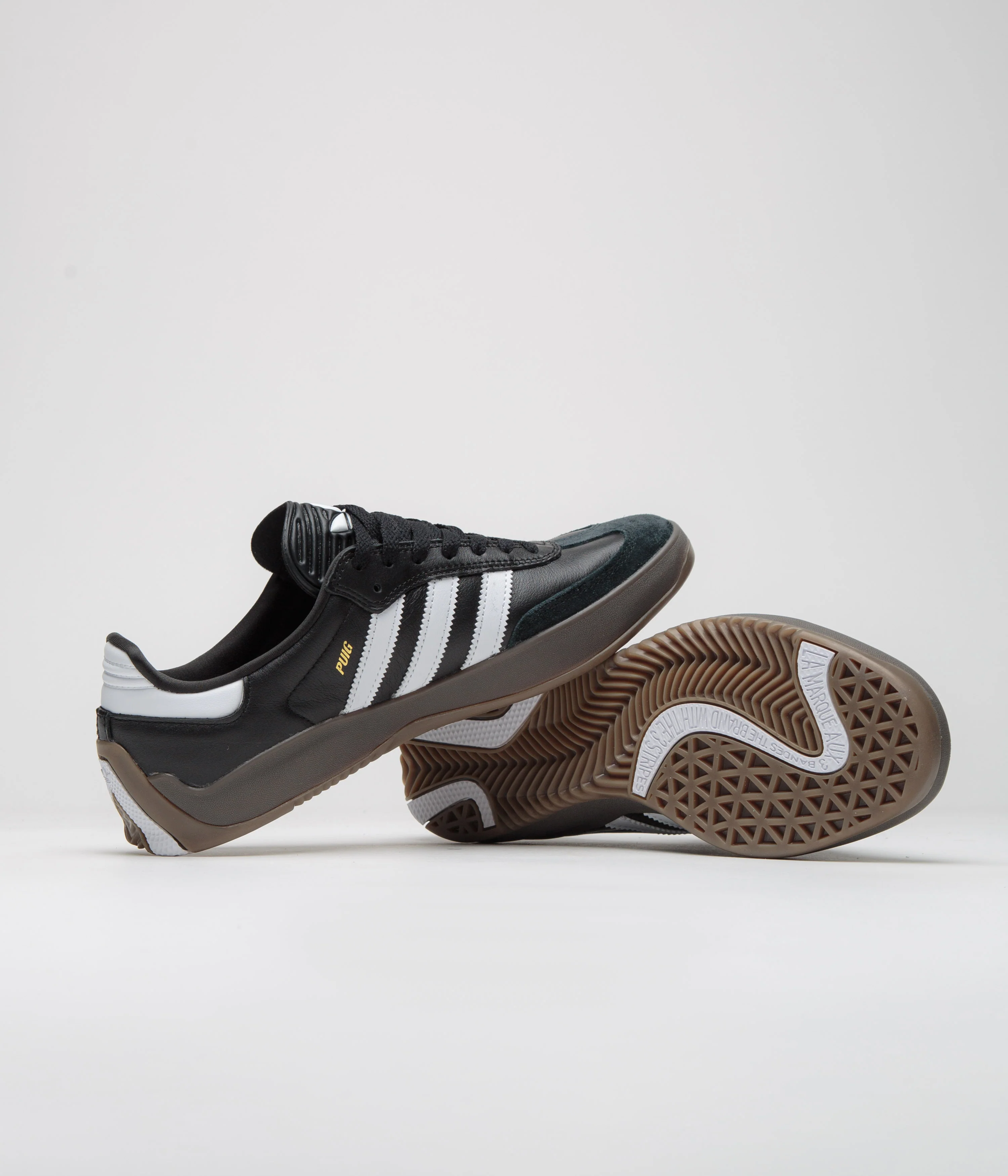 Adidas Puig Samba Shoes - Core Black / FTWR White / Gum - Image 6
