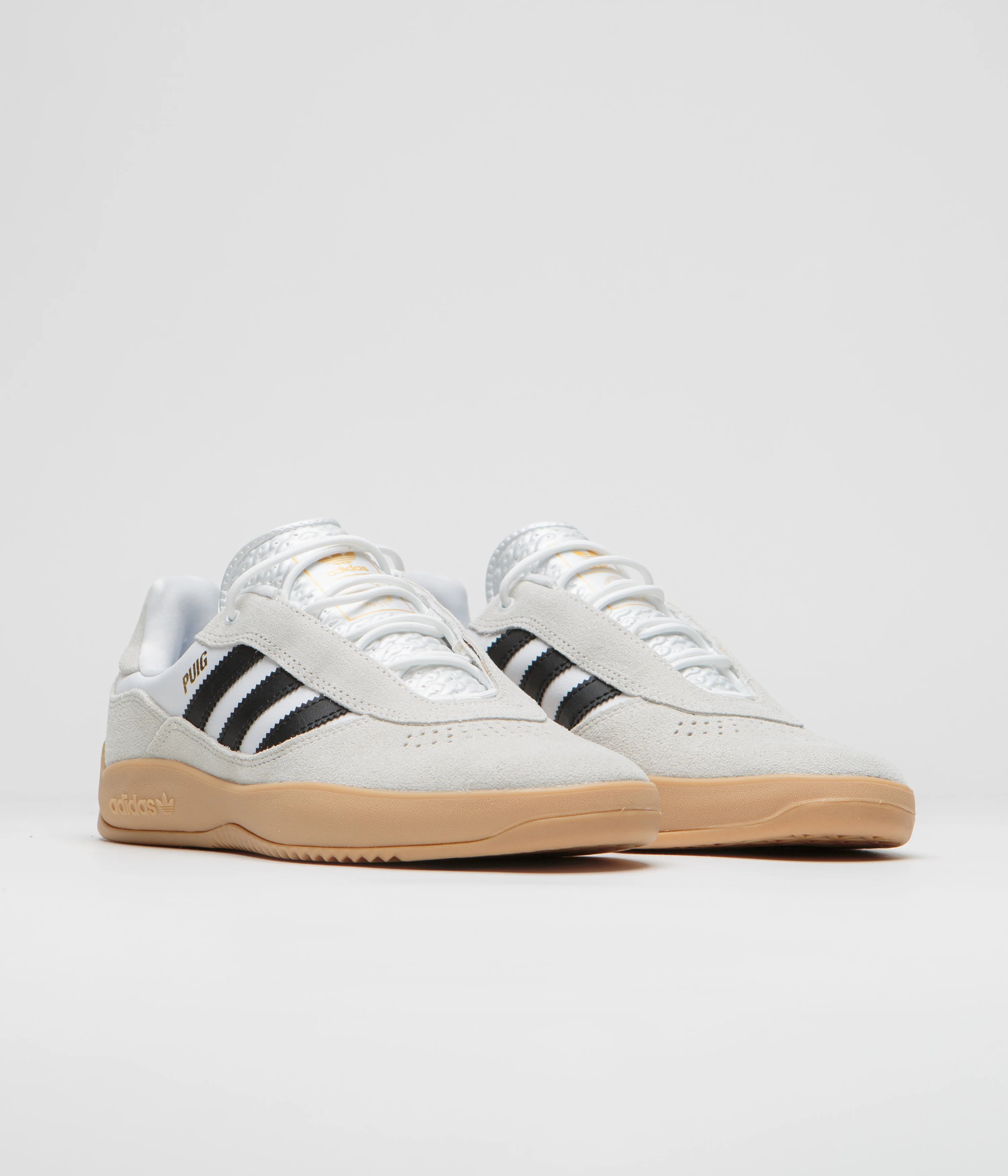 Adidas Puig Shoes - Crystal White / Core Black / Gum - Image 2