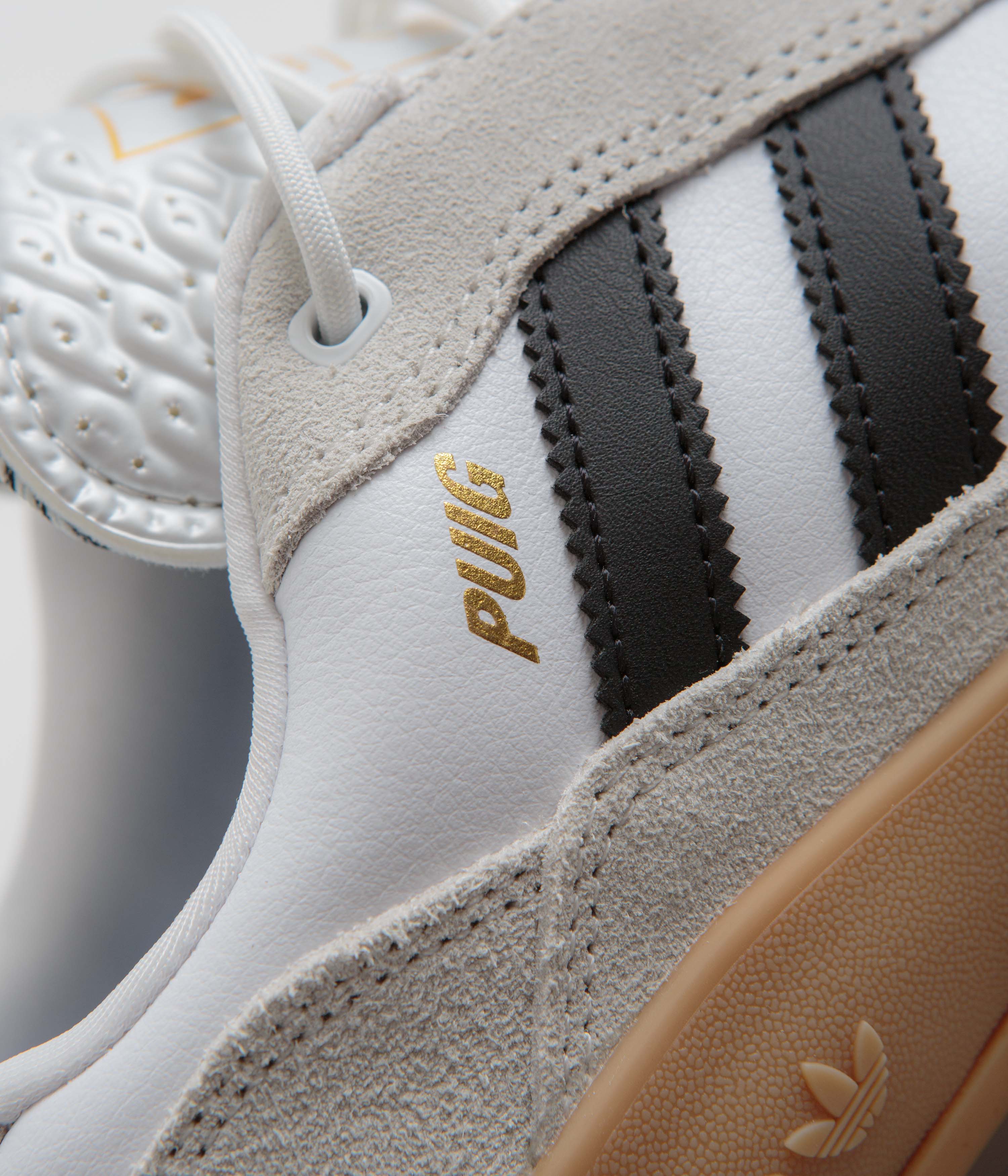 Adidas Puig Shoes - Crystal White / Core Black / Gum - Image 3