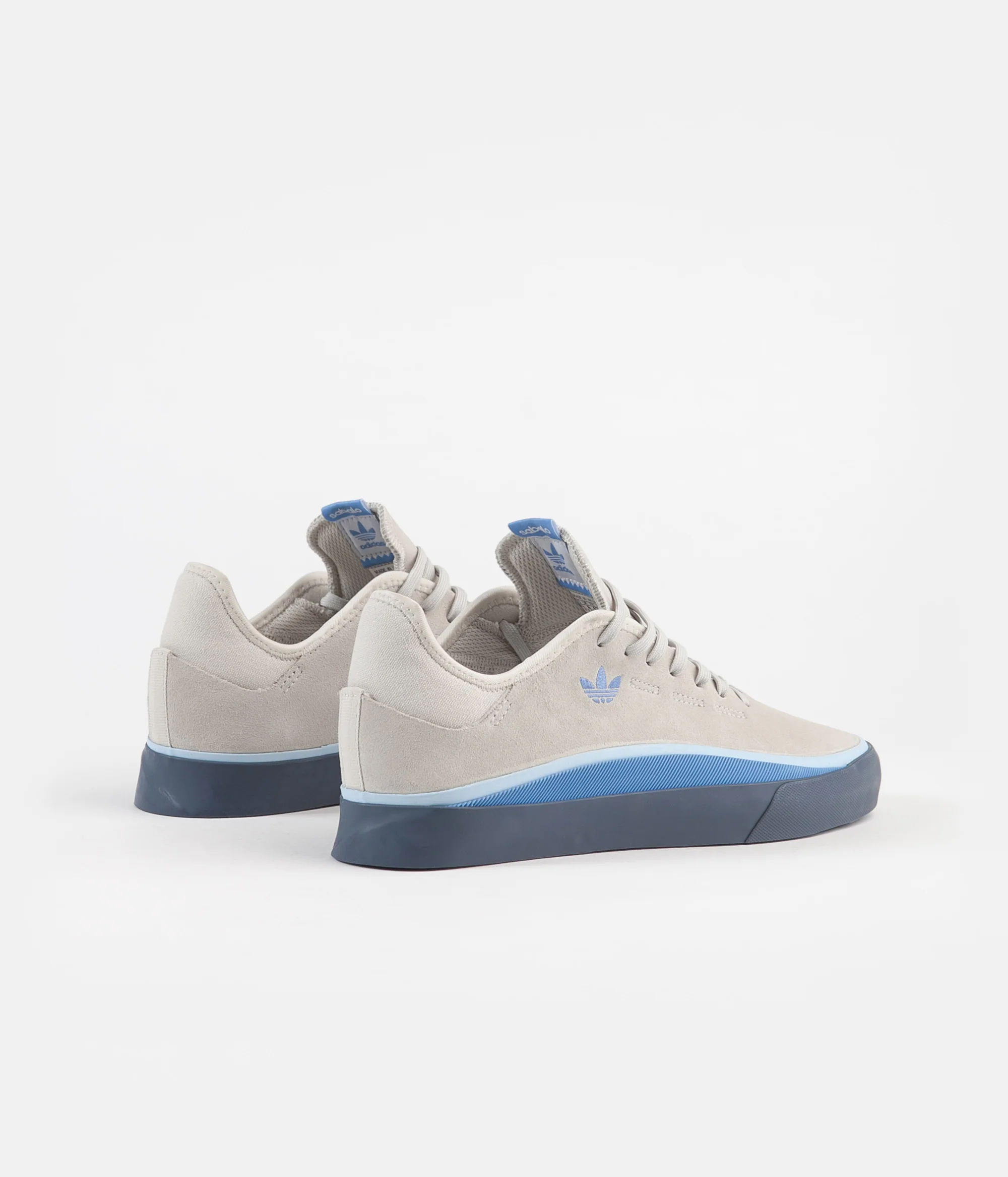 Adidas Sabalo Shoes - Raw White / Glow Blue / Real Blue - Image 4