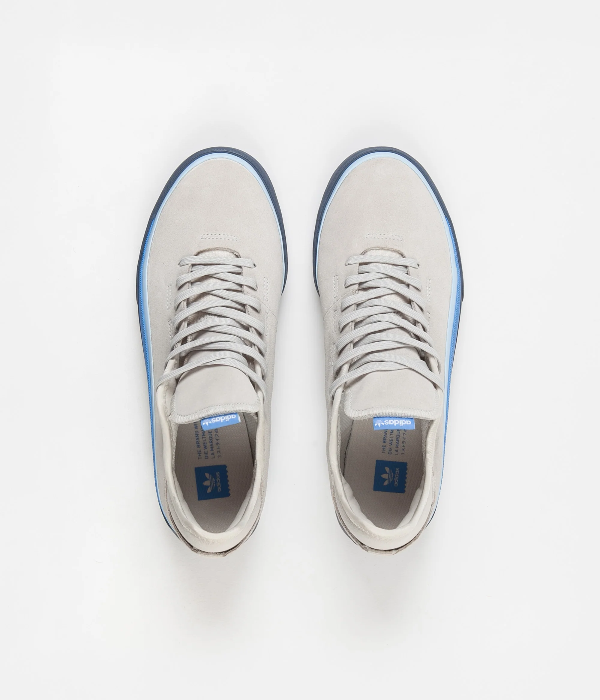 Adidas Sabalo Shoes - Raw White / Glow Blue / Real Blue - Image 7