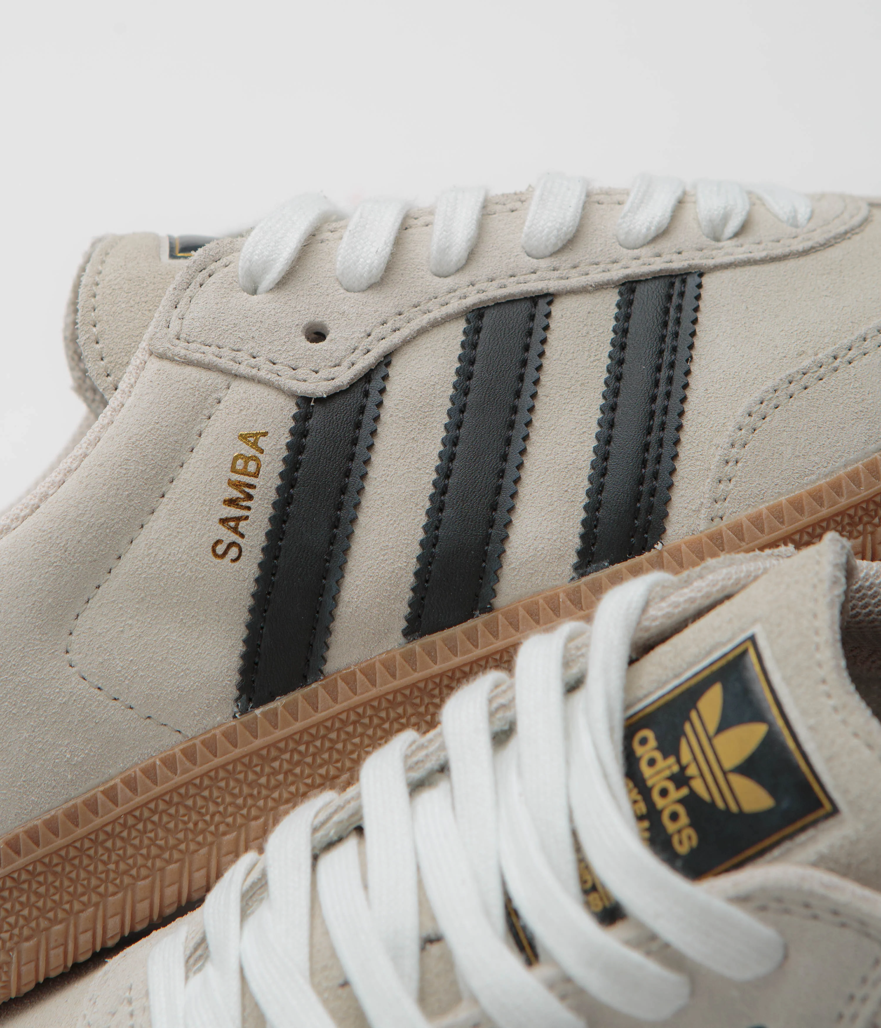 Adidas Samba ADV Shoes - Alumina / Core Black / Gum4 - Image 3