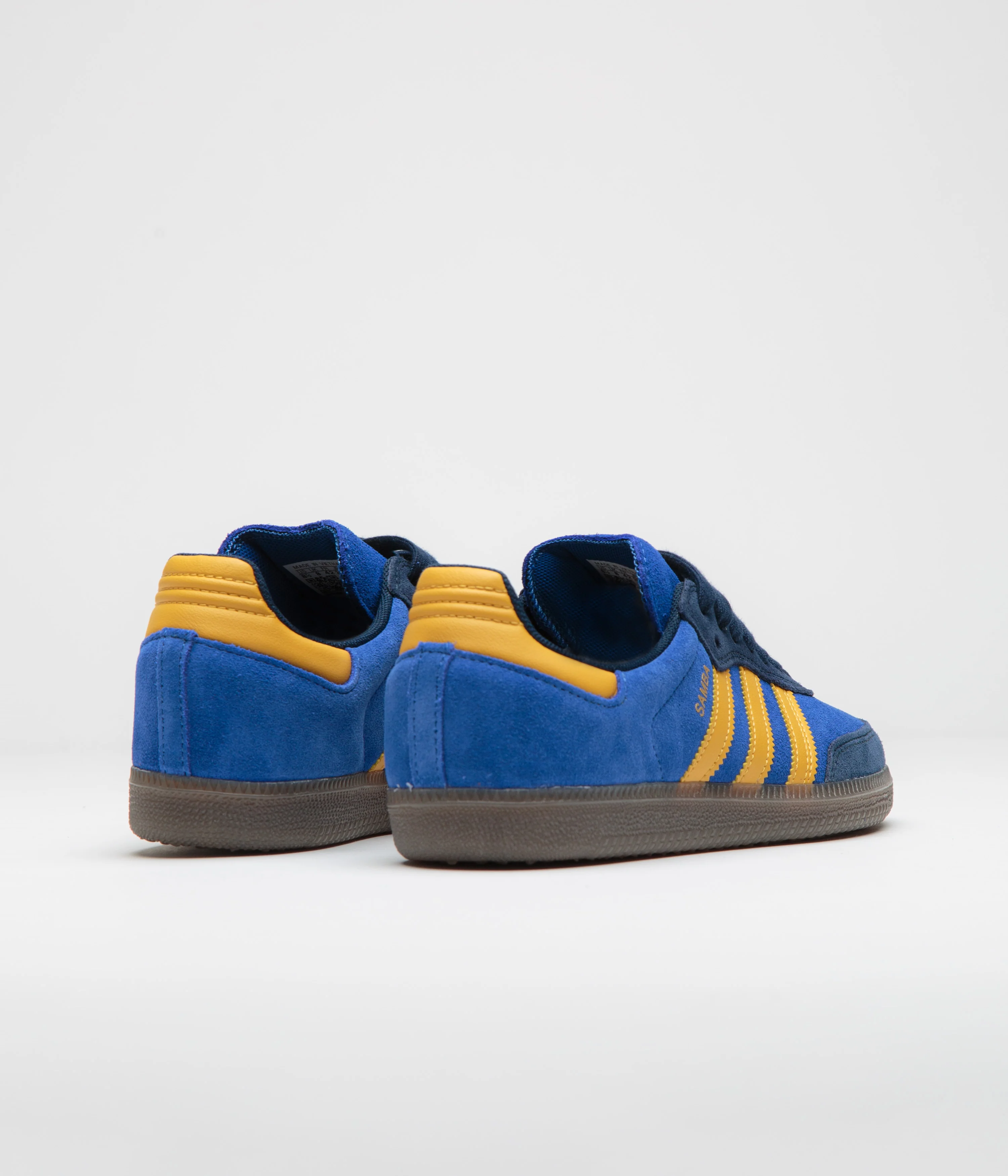Adidas Samba ADV Shoes - Collegiate Navy / Preloved Yellow / Team Royal Blue - Image 4